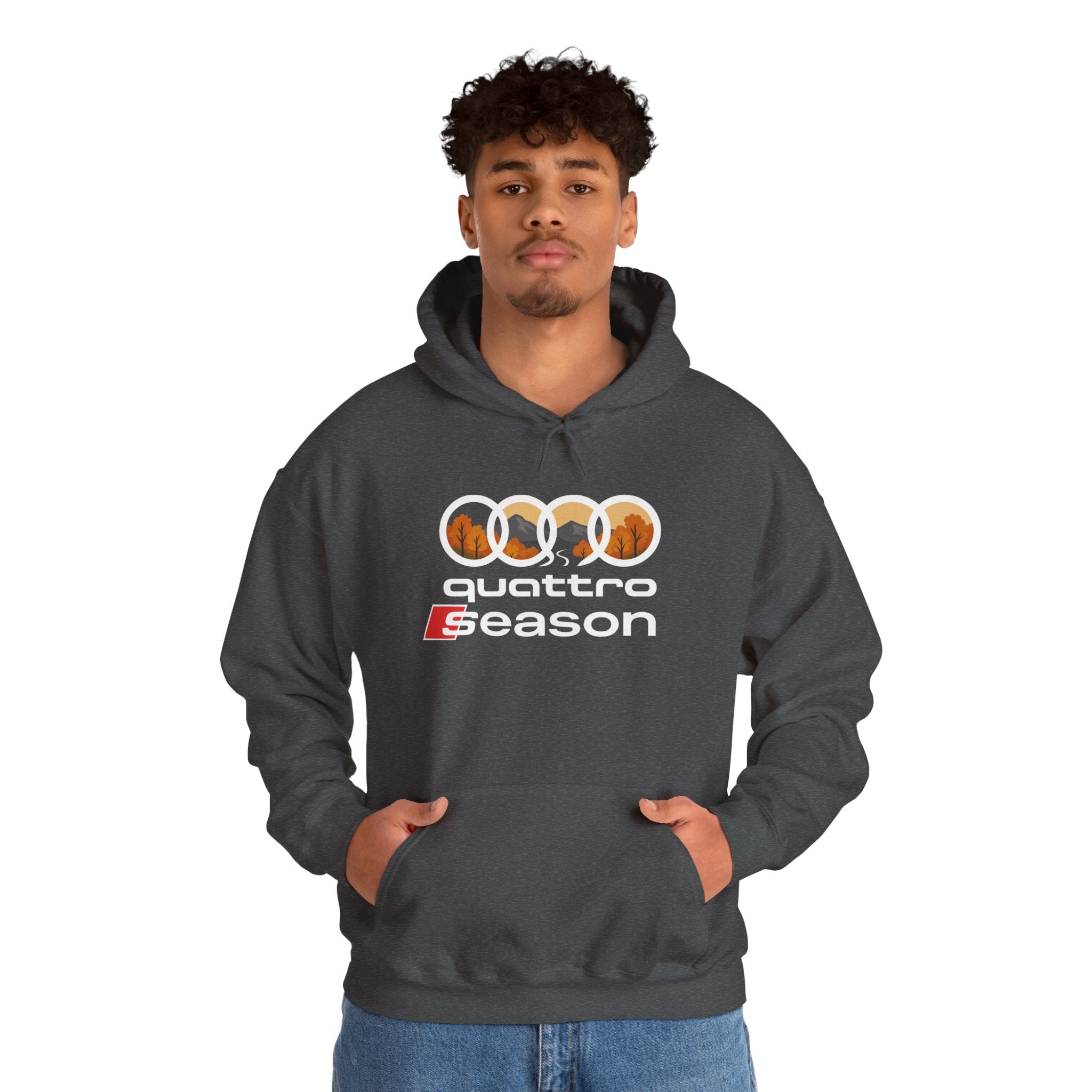 Quattro Season Hoodie Audi Quattro-Inspired Sweatshirt Euro Car Enthusiast Apparel