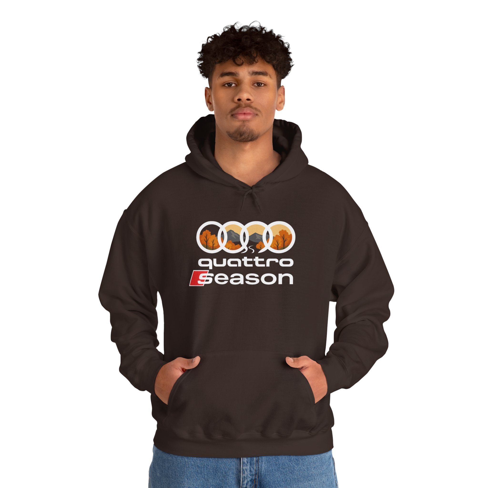 Quattro Season Hoodie Audi Quattro-Inspired Sweatshirt Euro Car Enthusiast Apparel