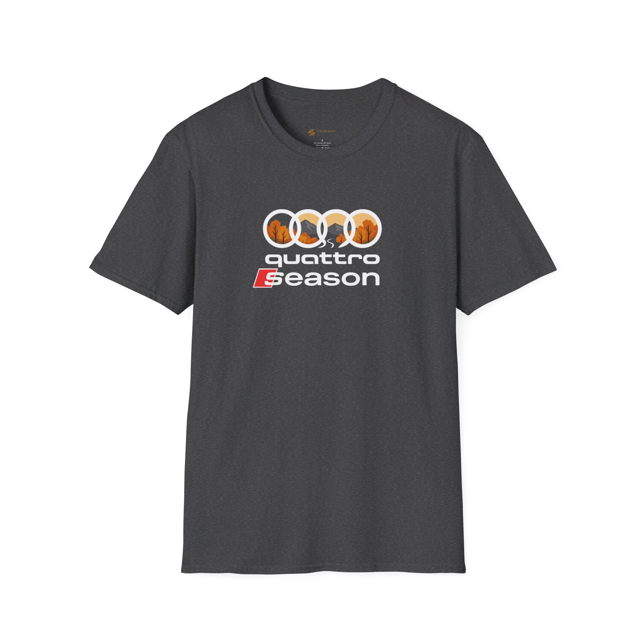 Quattro Season Shirt Audi Inspired Fall Design Enthusiast Tee