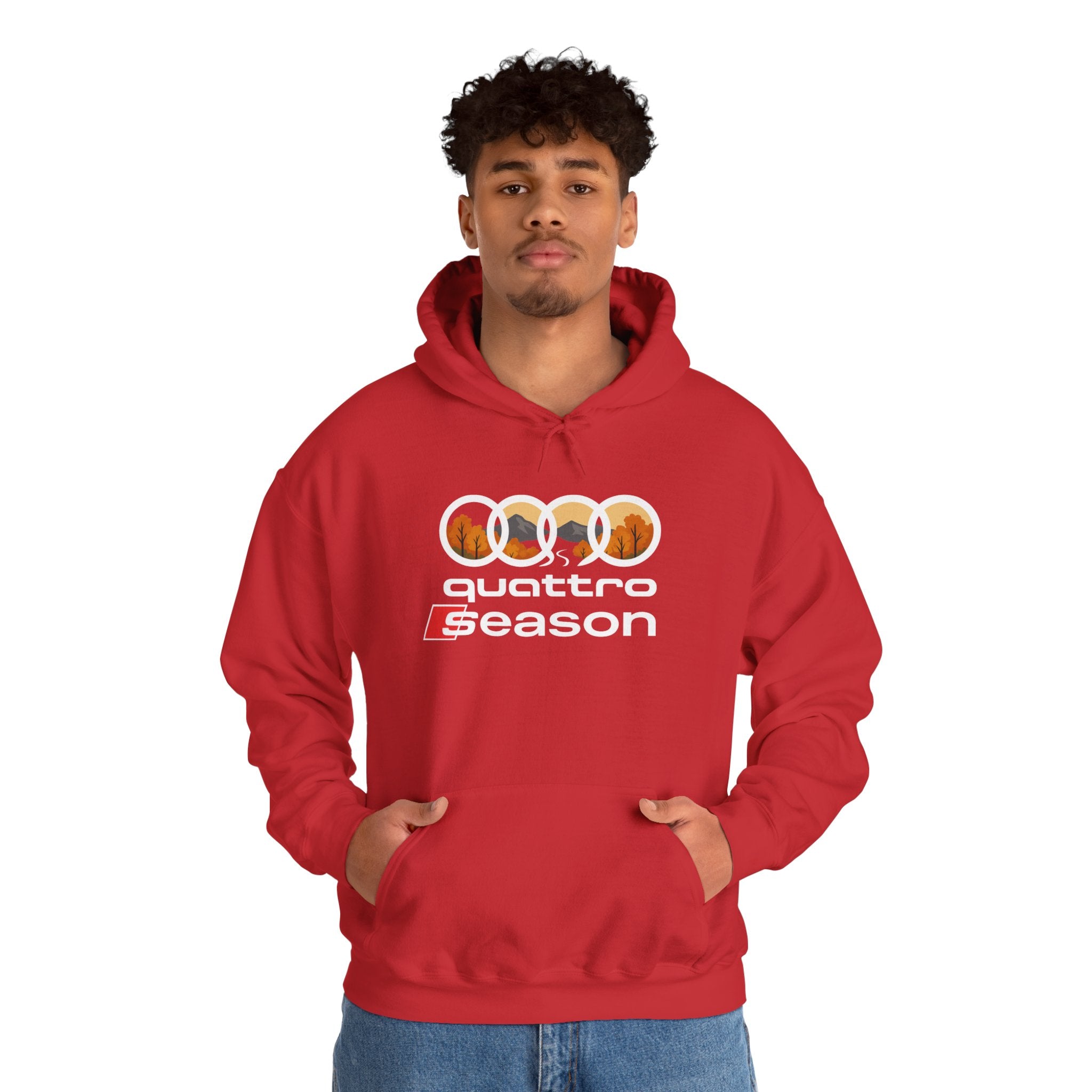 Quattro Season Hoodie Audi Quattro-Inspired Sweatshirt Euro Car Enthusiast Apparel