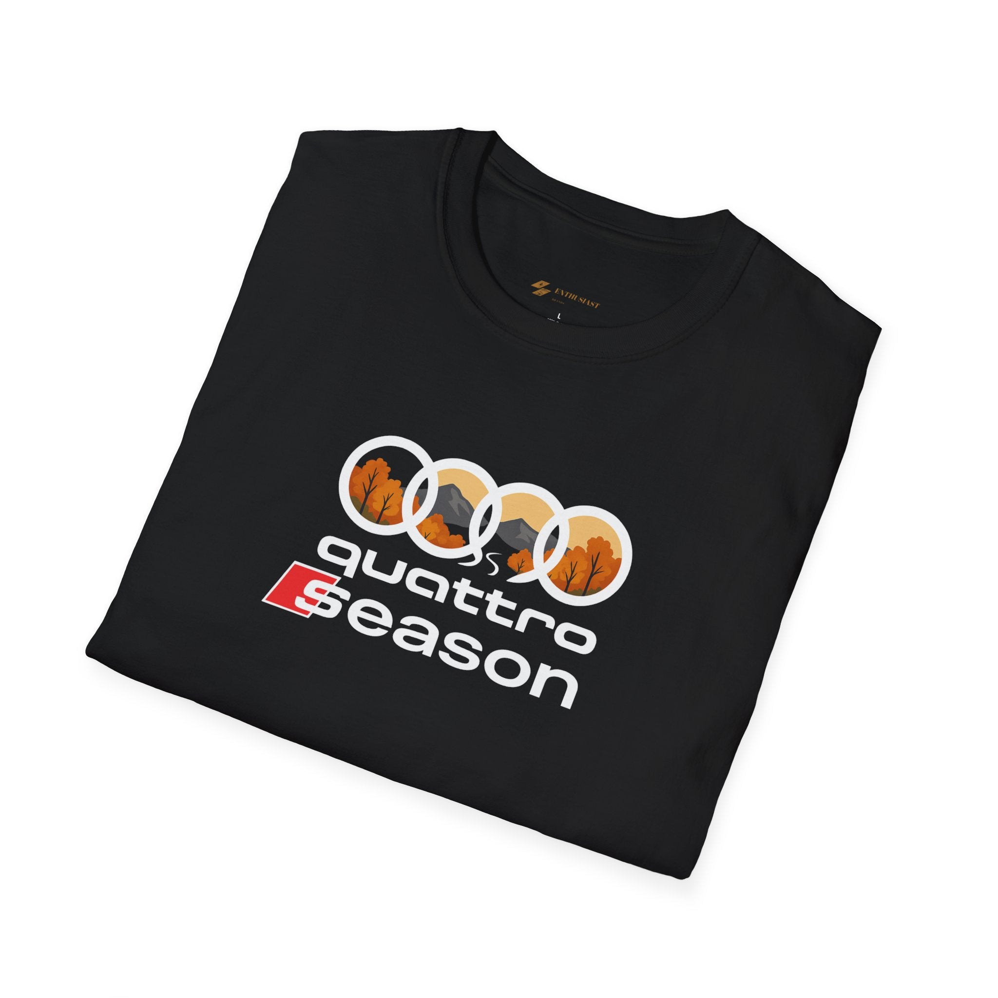 Quattro Season Shirt Audi Inspired Fall Design Enthusiast Tee