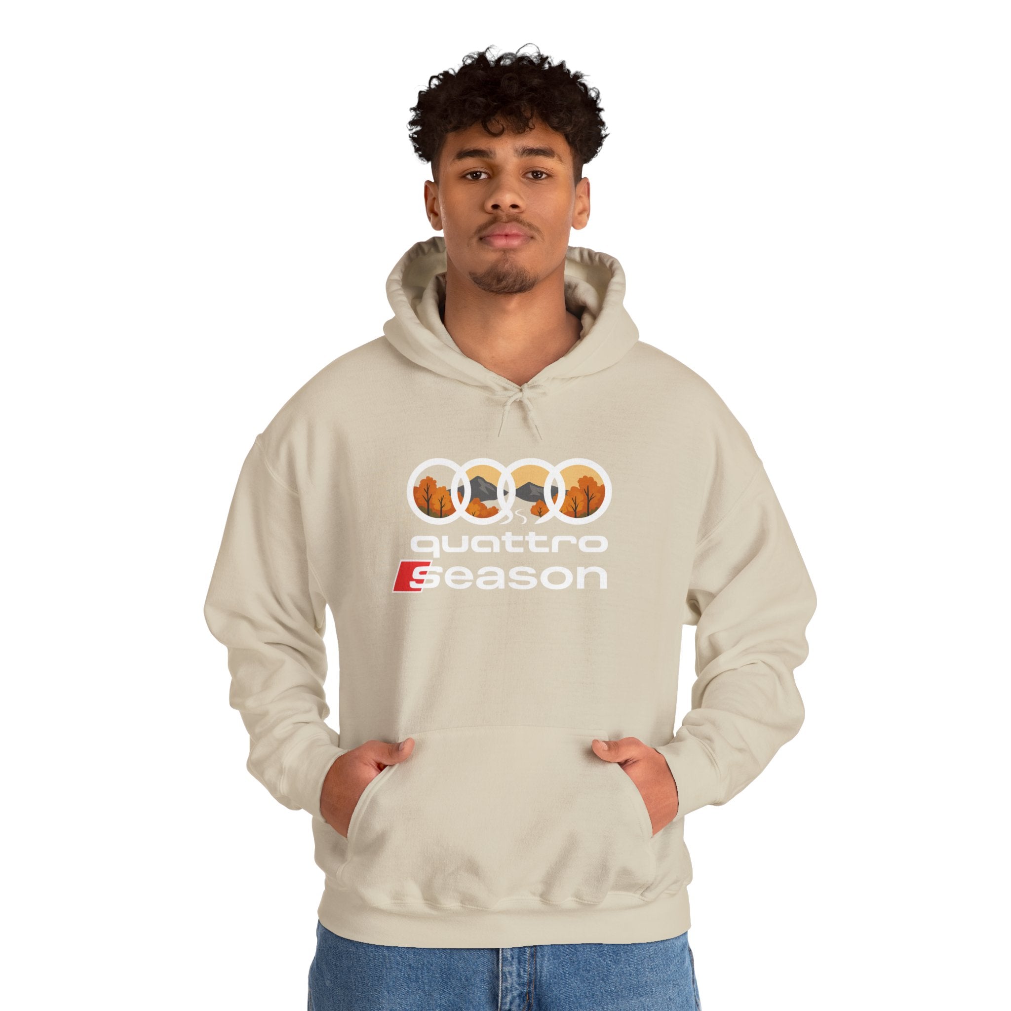 Quattro Season Hoodie Audi Quattro-Inspired Sweatshirt Euro Car Enthusiast Apparel