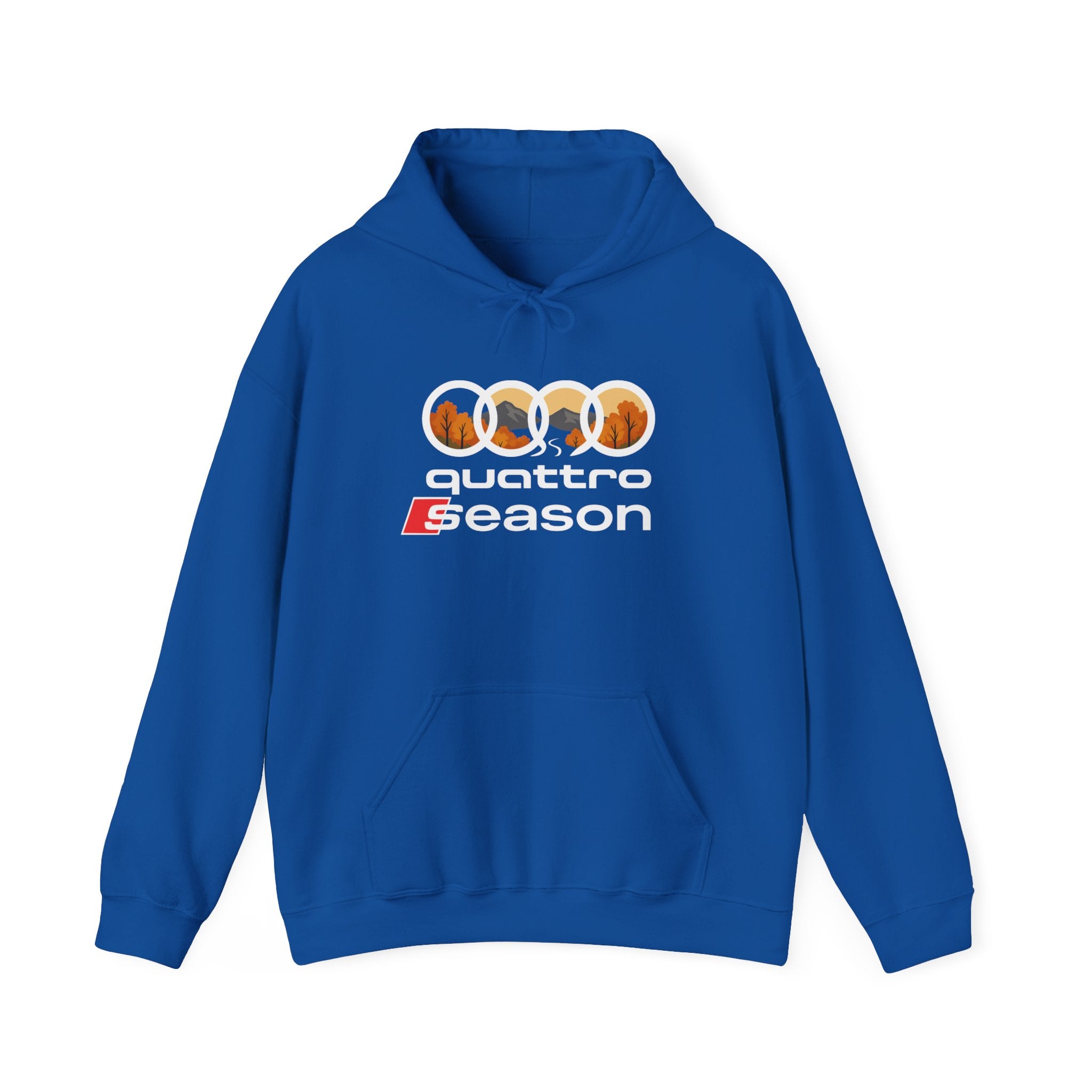 Quattro Season Hoodie Audi Quattro-Inspired Sweatshirt Euro Car Enthusiast Apparel