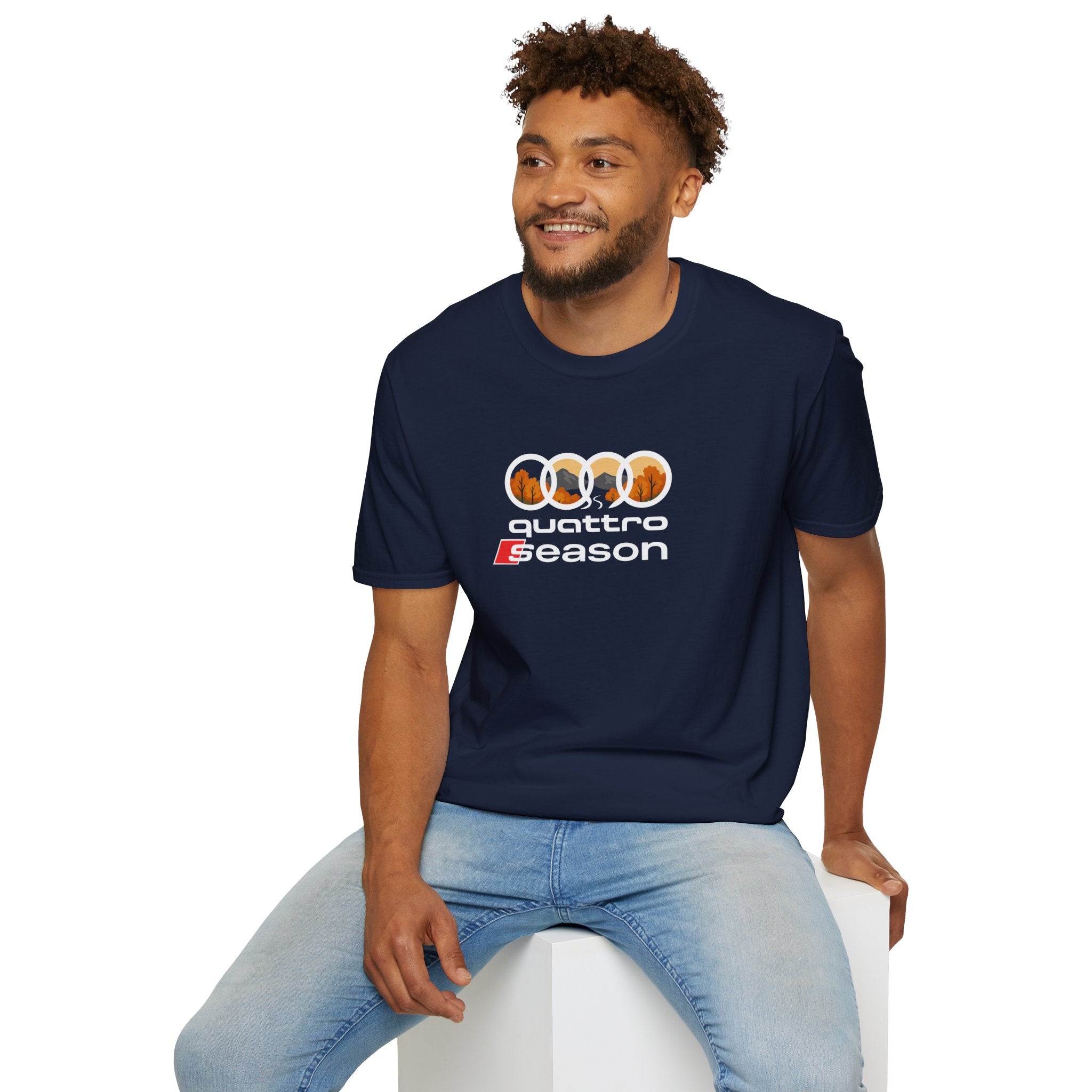 Quattro Season Shirt Audi Inspired Fall Design Enthusiast Tee