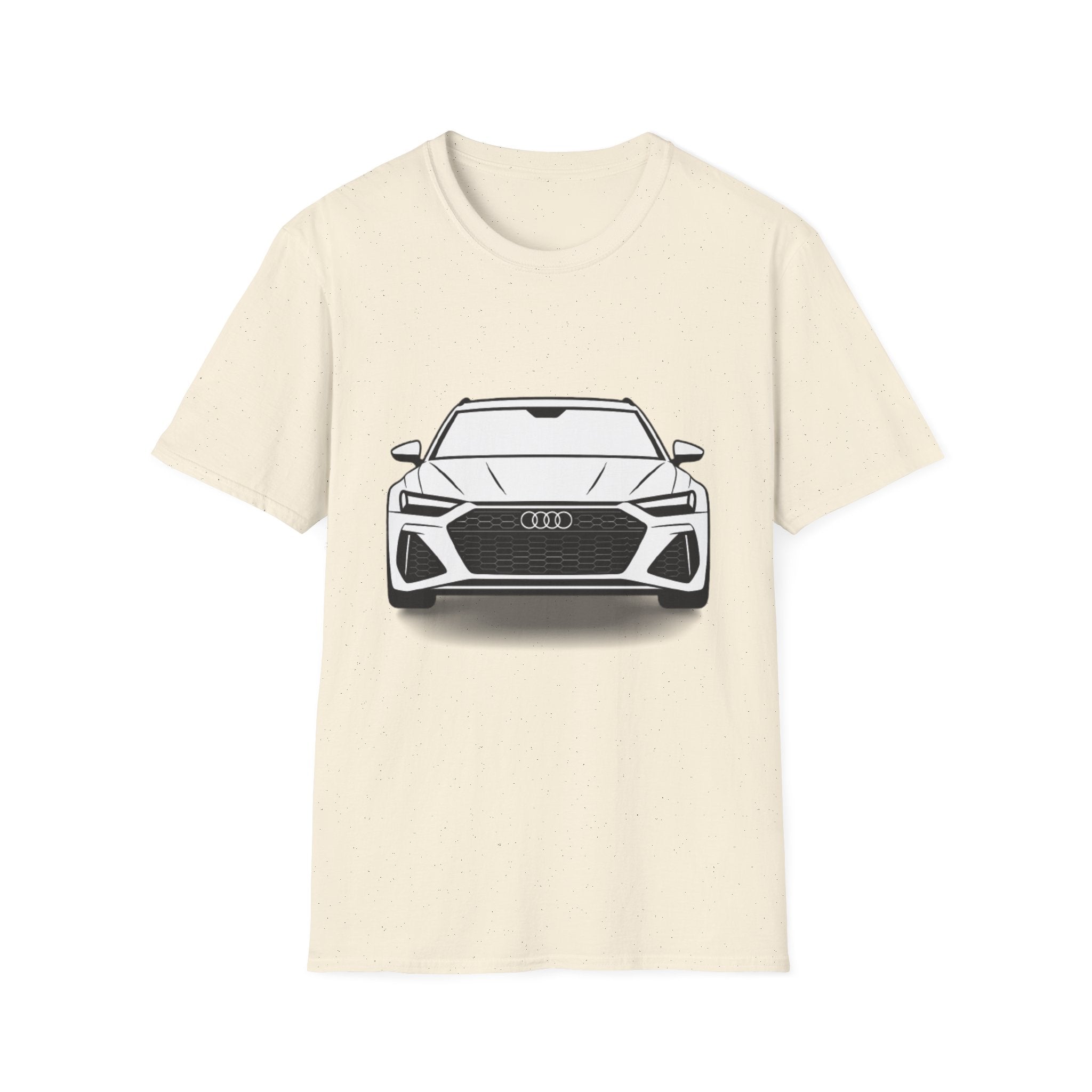 RS6 Avant Silhouette T-Shirt – Front & Rear Minimalist Design for Audi Enthusiasts