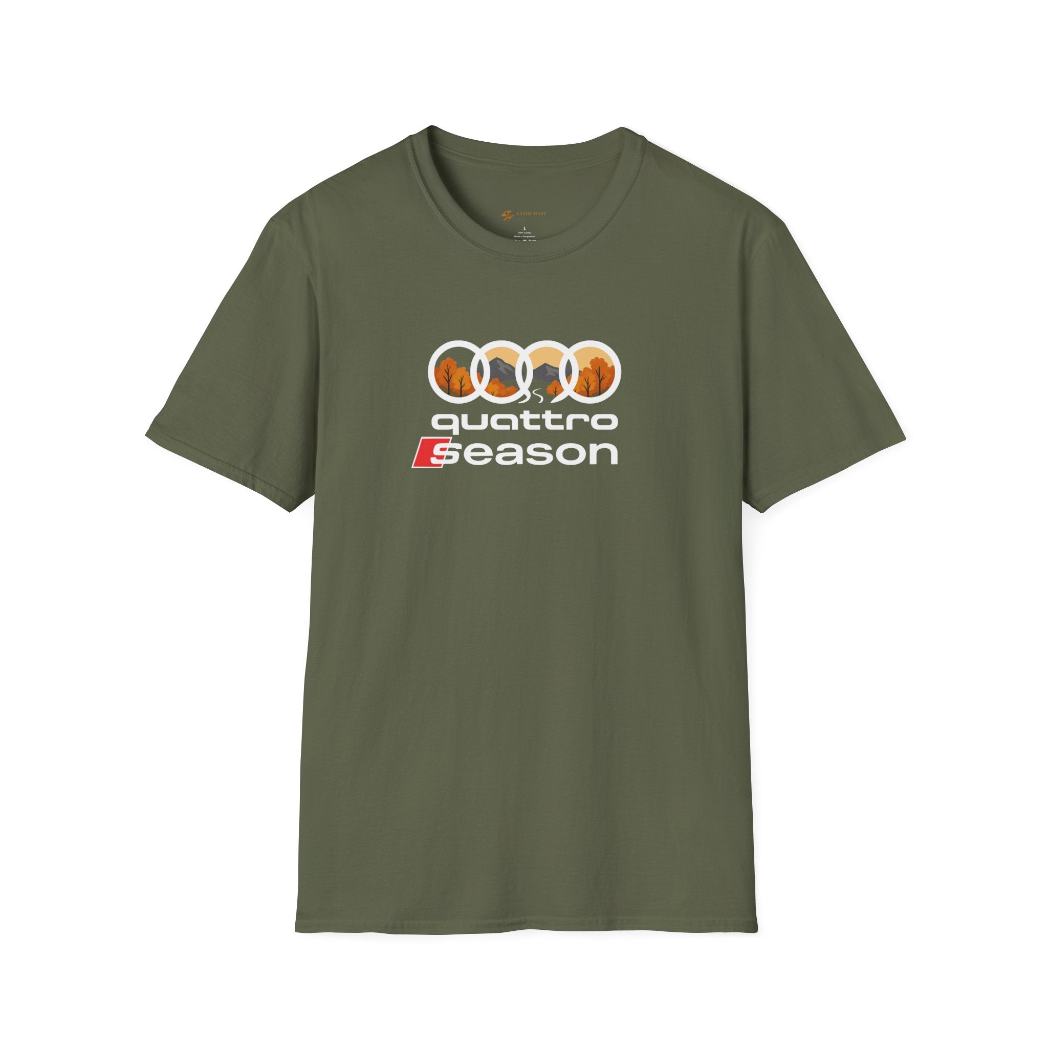 Quattro Season Shirt Audi Inspired Fall Design Enthusiast Tee