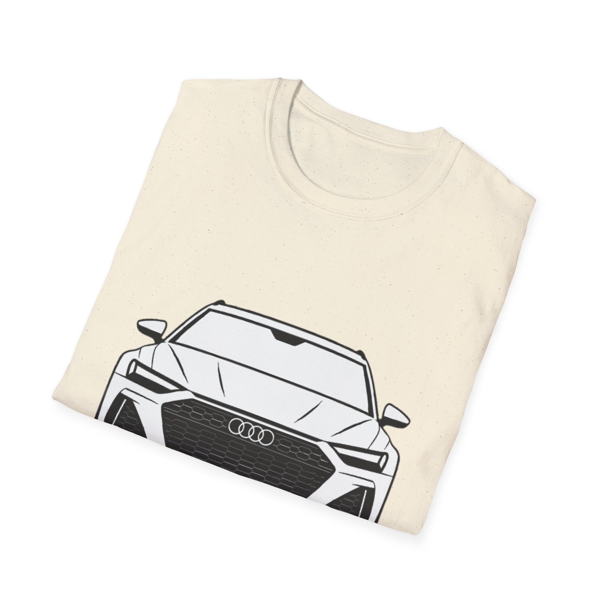 RS6 Avant Silhouette T-Shirt – Front & Rear Minimalist Design for Audi Enthusiasts