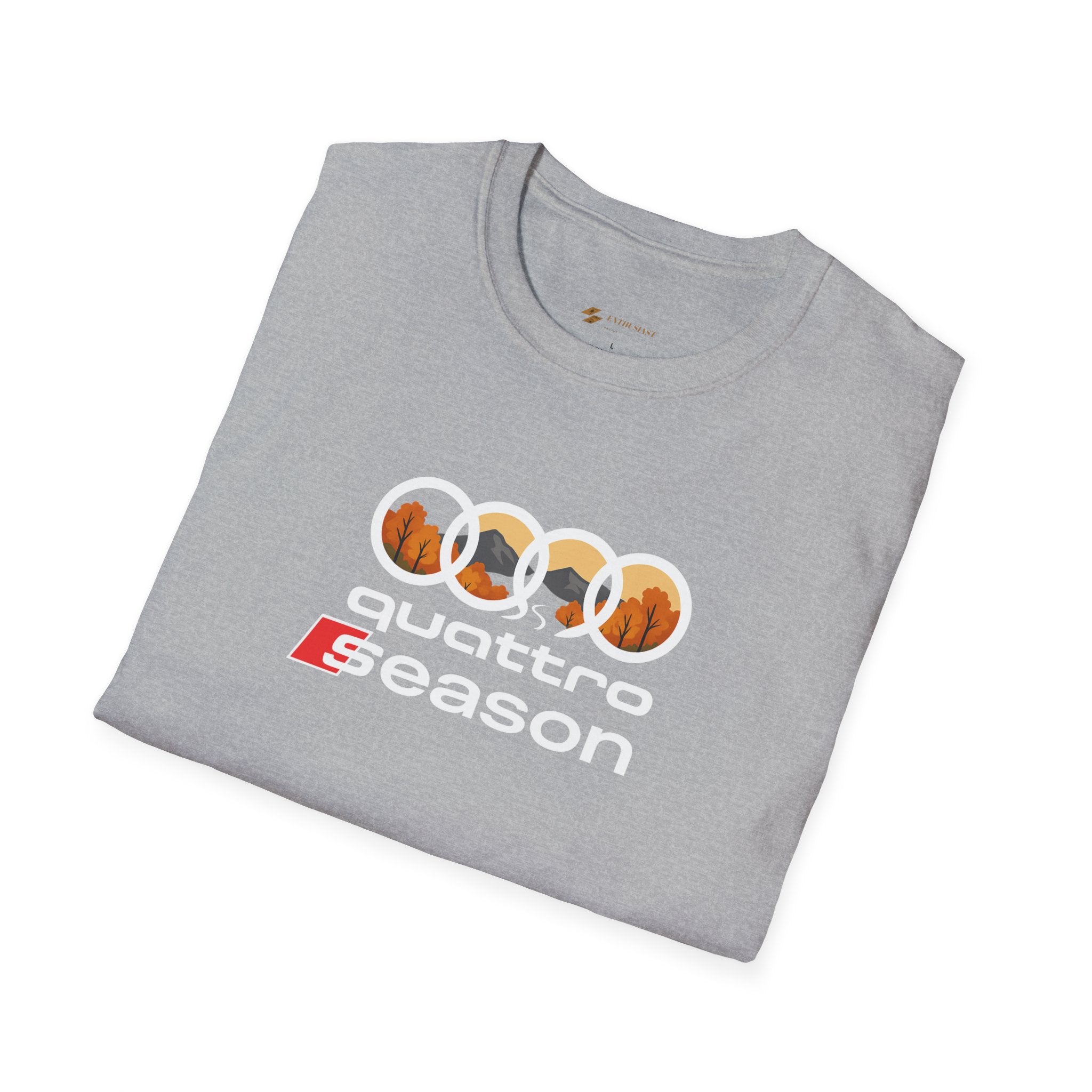 Quattro Season Shirt Audi Inspired Fall Design Enthusiast Tee