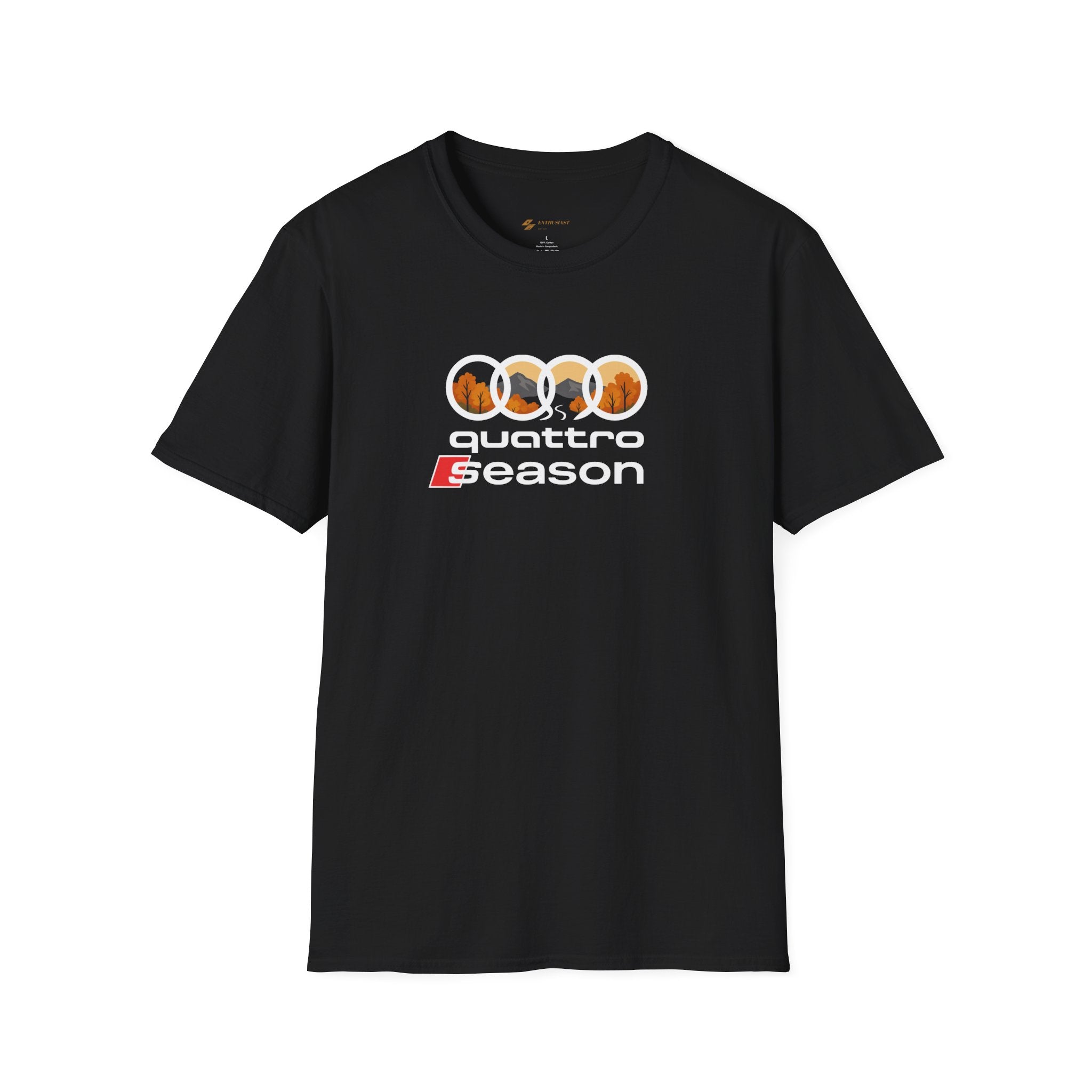 Quattro Season Shirt Audi Inspired Fall Design Enthusiast Tee