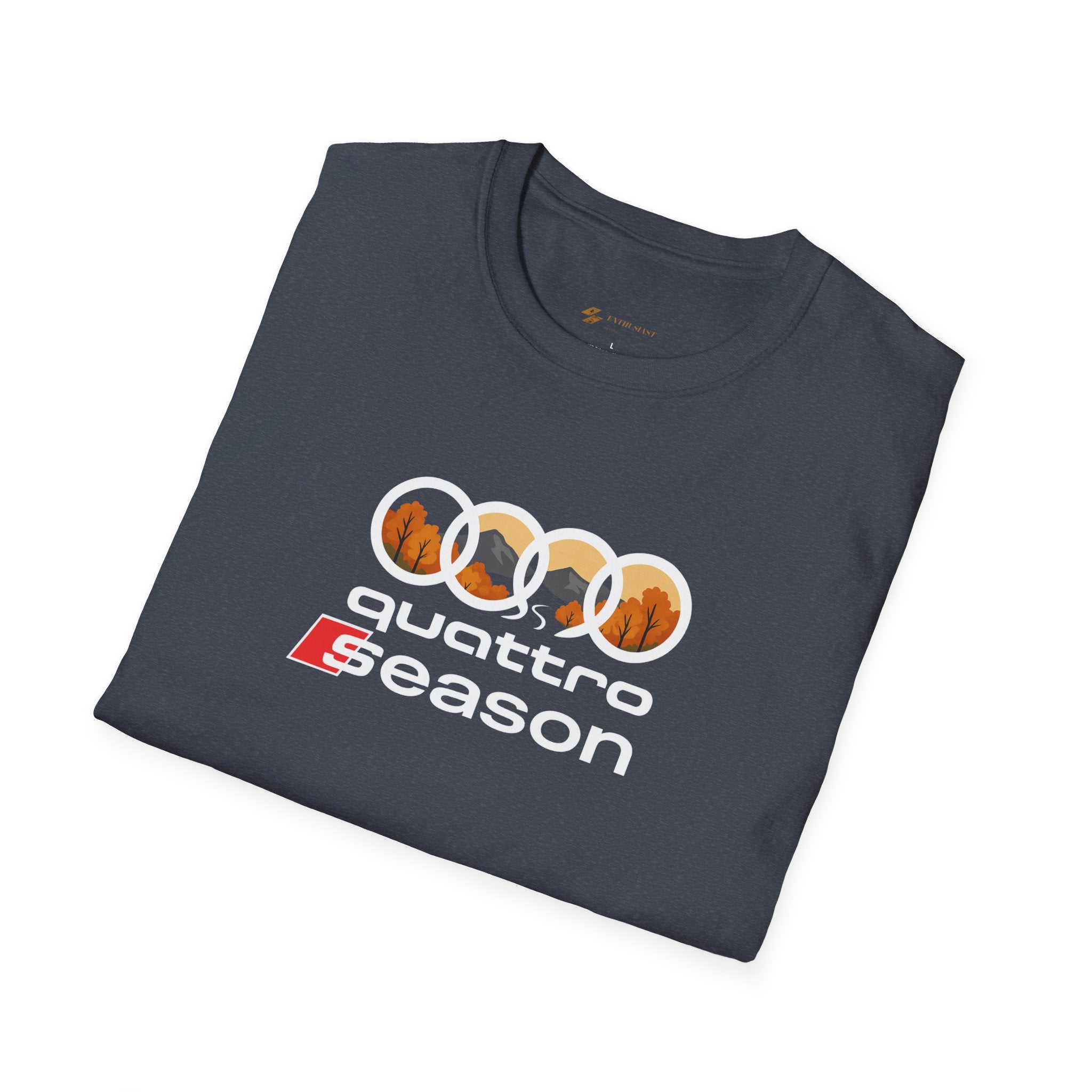 Quattro Season Shirt Audi Inspired Fall Design Enthusiast Tee