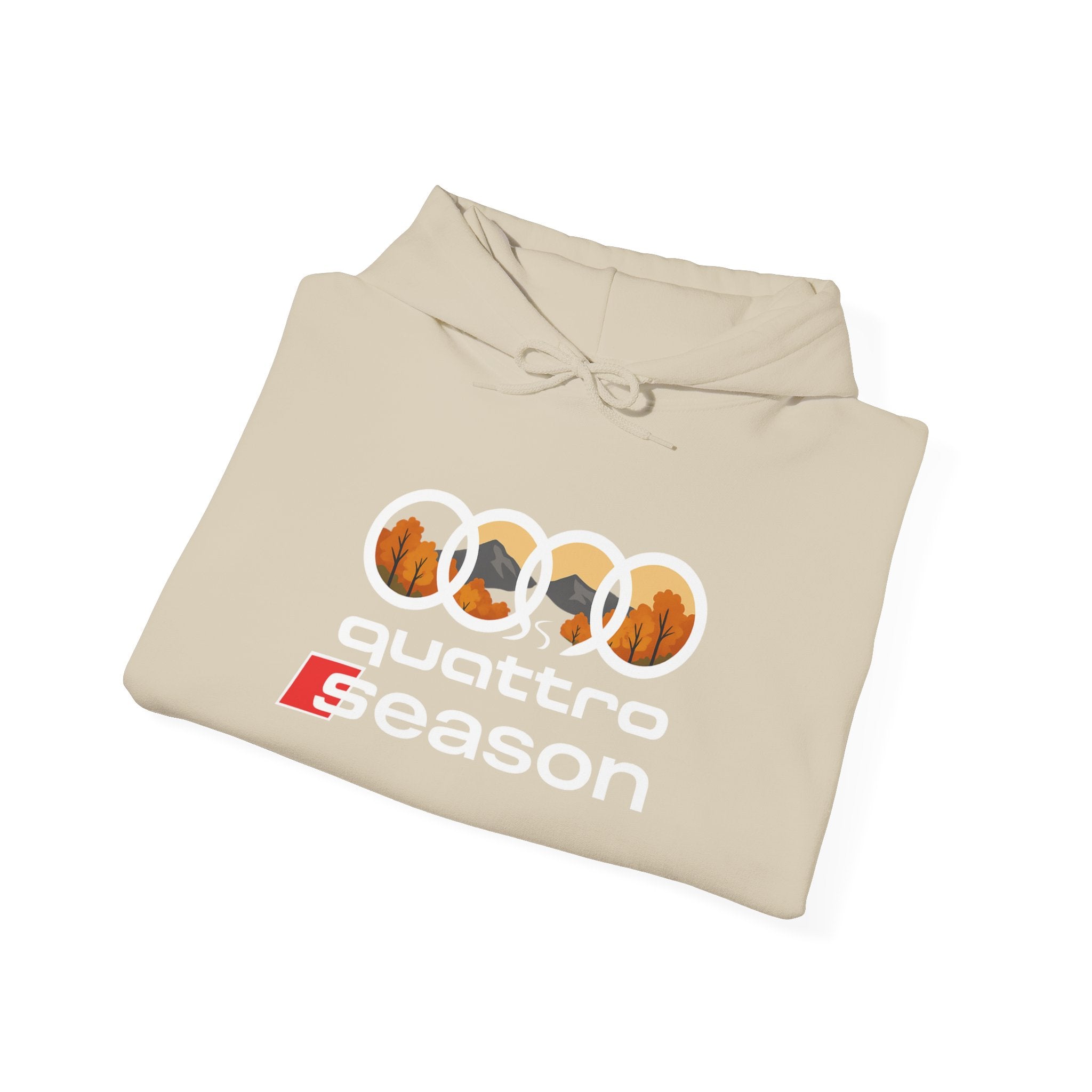 Quattro Season Hoodie Audi Quattro-Inspired Sweatshirt Euro Car Enthusiast Apparel