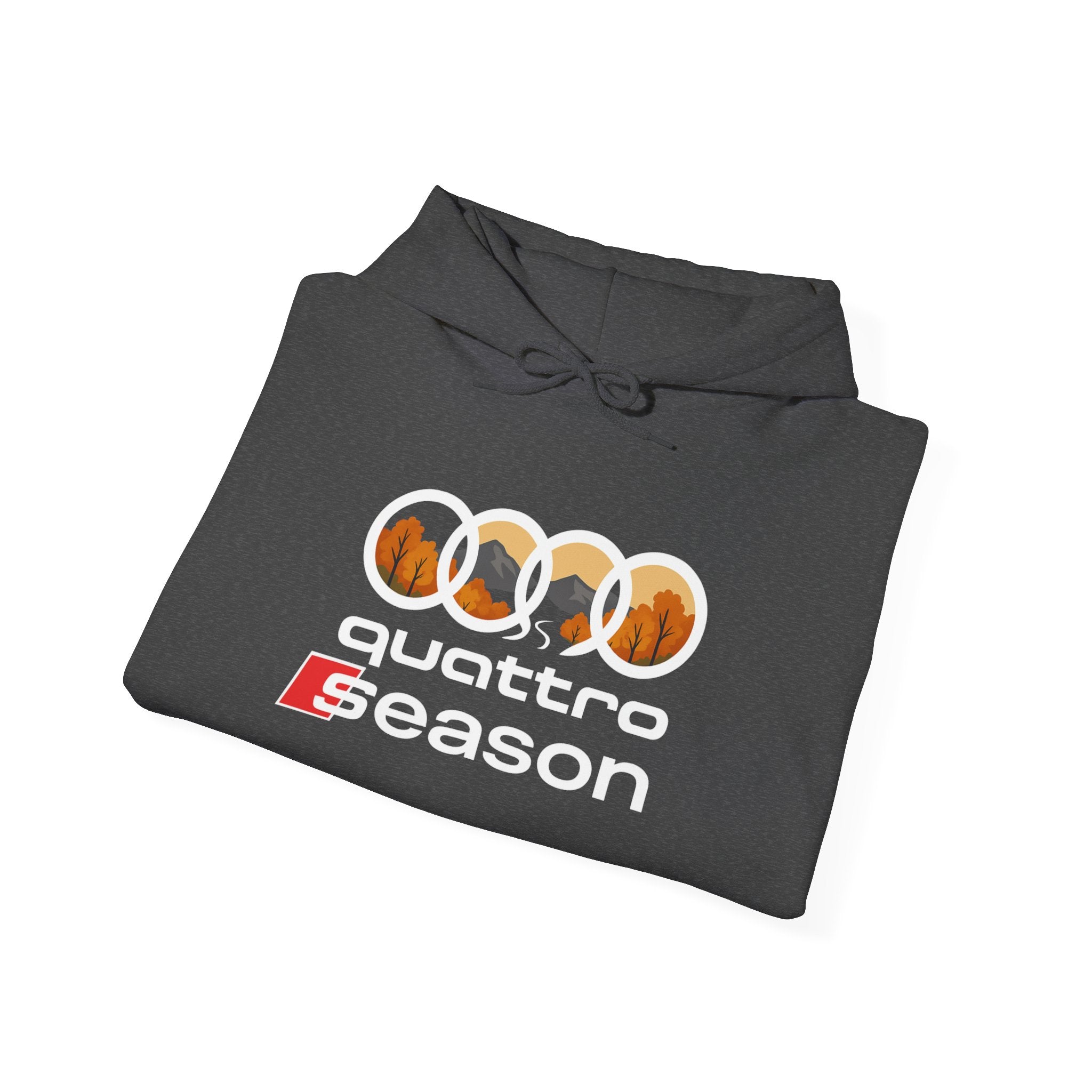 Quattro Season Hoodie Audi Quattro-Inspired Sweatshirt Euro Car Enthusiast Apparel