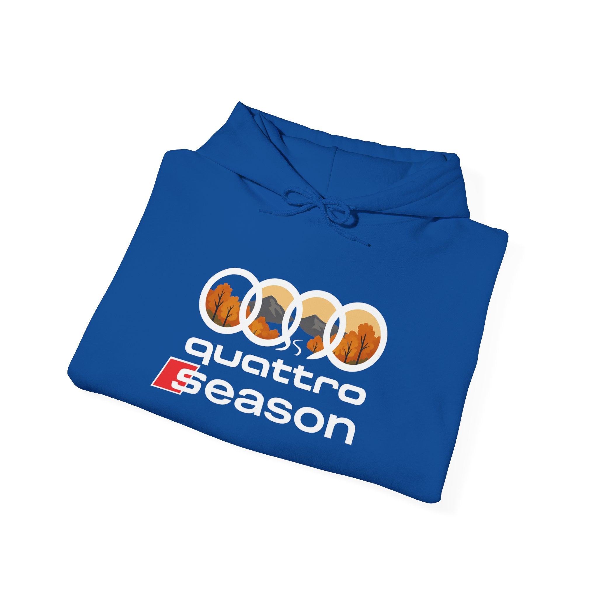 Quattro Season Hoodie Audi Quattro-Inspired Sweatshirt Euro Car Enthusiast Apparel