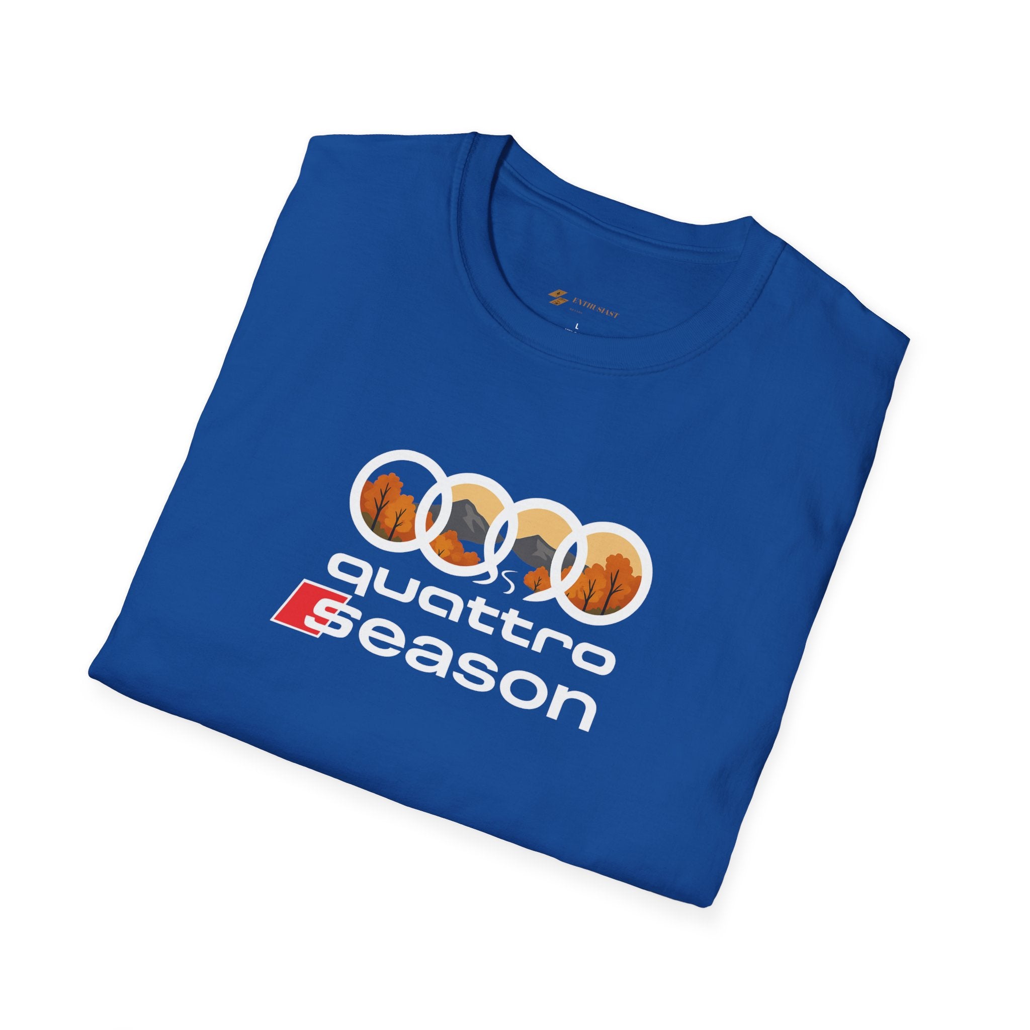 Quattro Season Shirt Audi Inspired Fall Design Enthusiast Tee