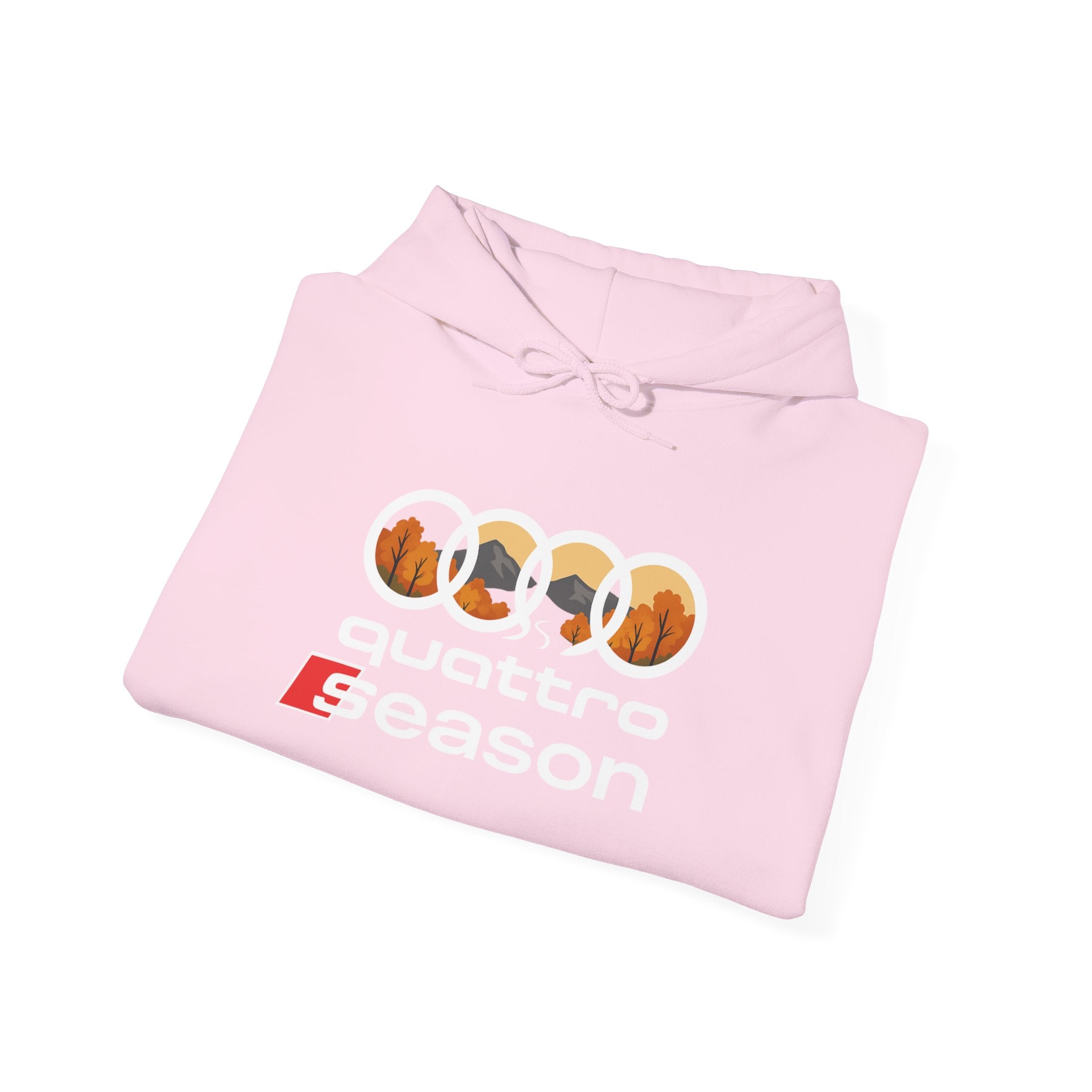 Quattro Season Hoodie Audi Quattro-Inspired Sweatshirt Euro Car Enthusiast Apparel