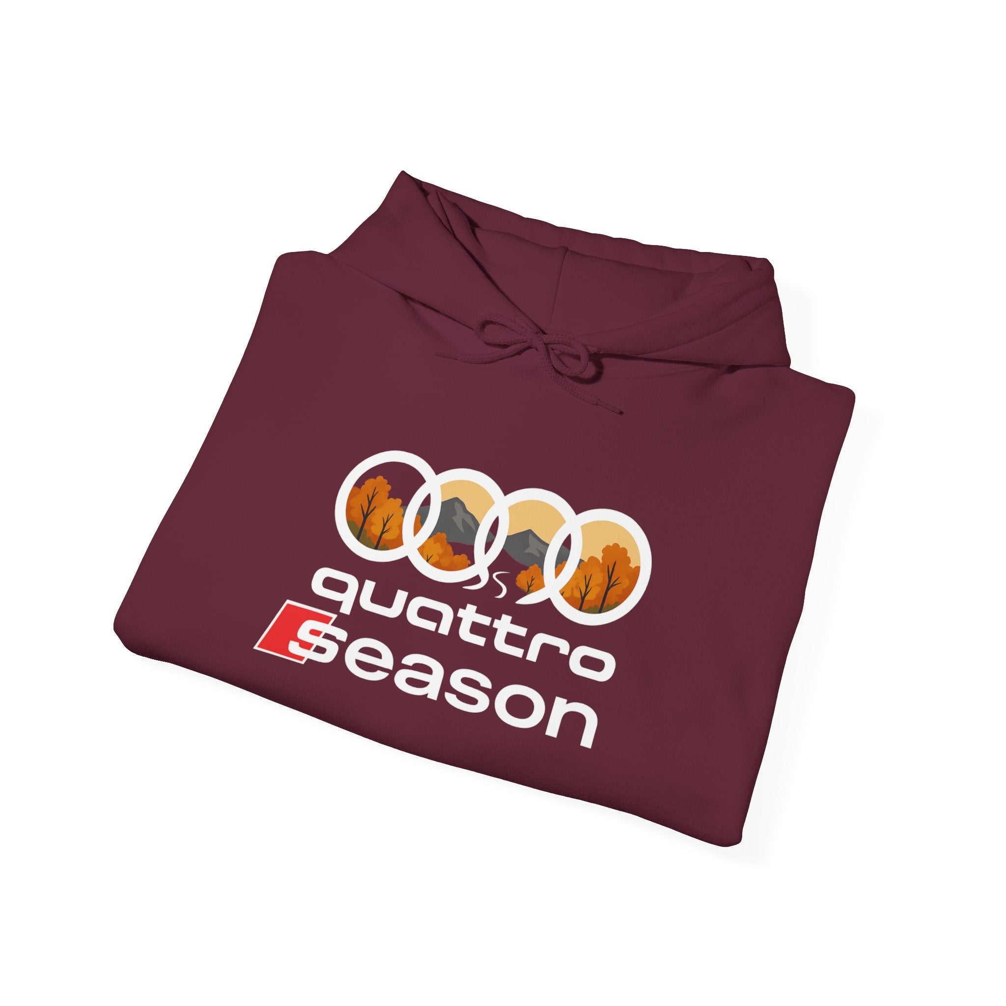 Quattro Season Hoodie Audi Quattro-Inspired Sweatshirt Euro Car Enthusiast Apparel