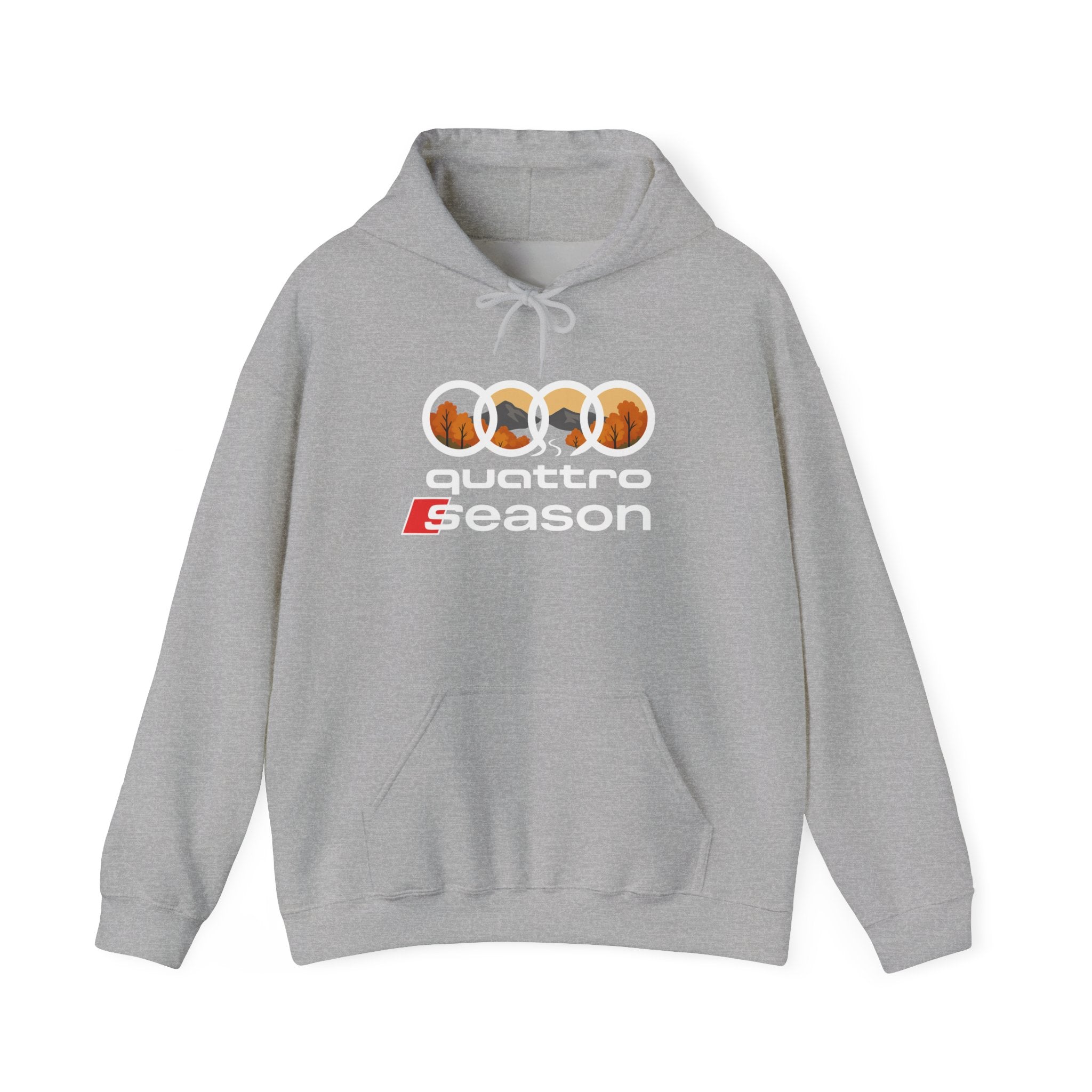 Quattro Season Hoodie Audi Quattro-Inspired Sweatshirt Euro Car Enthusiast Apparel