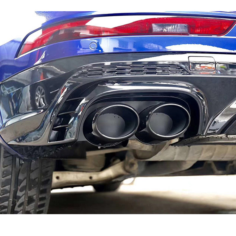 2019-2021 Audi Q5/SQ5 — SQ5 Style Rear Diffuser with Black Exhaust Tips