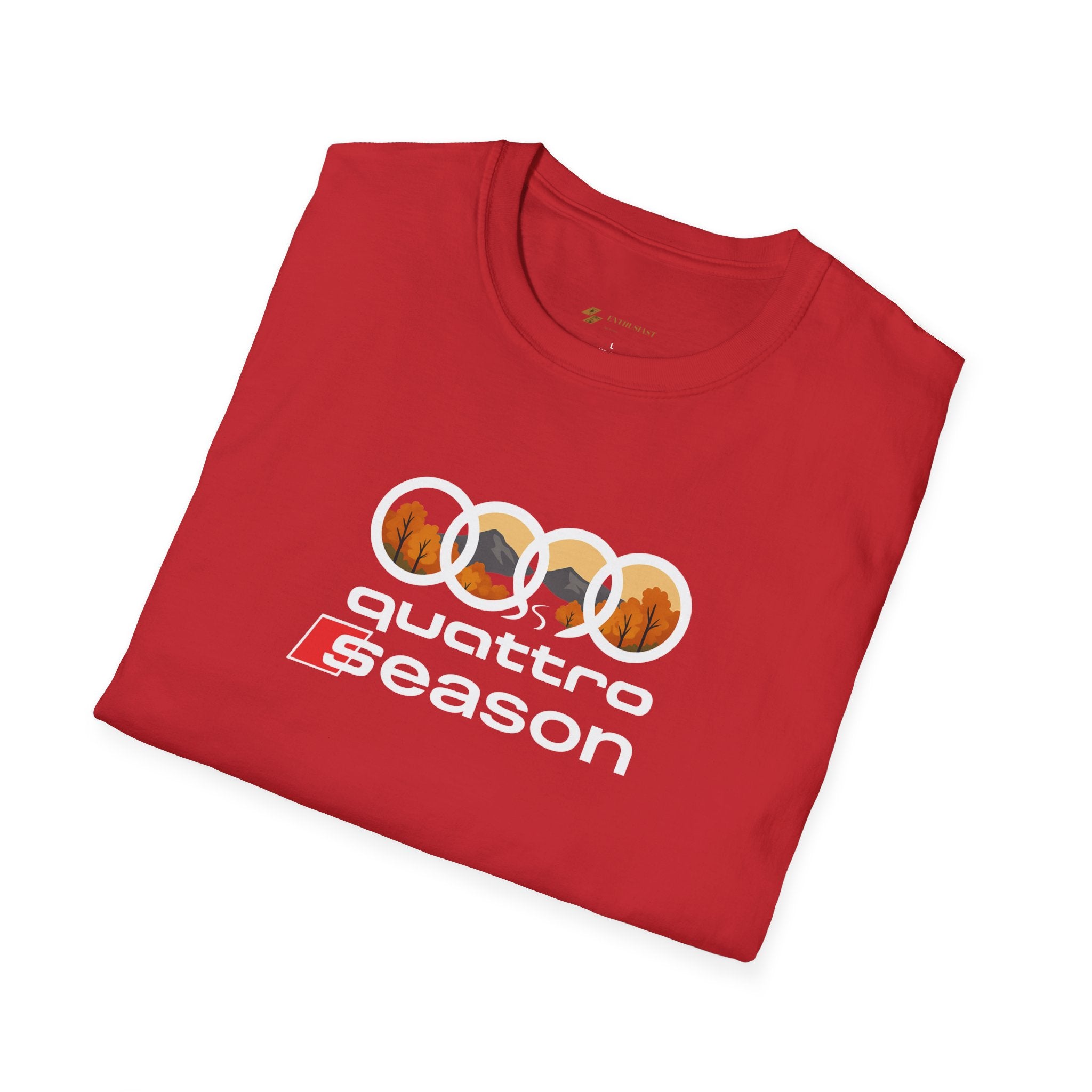Quattro Season Shirt Audi Inspired Fall Design Enthusiast Tee