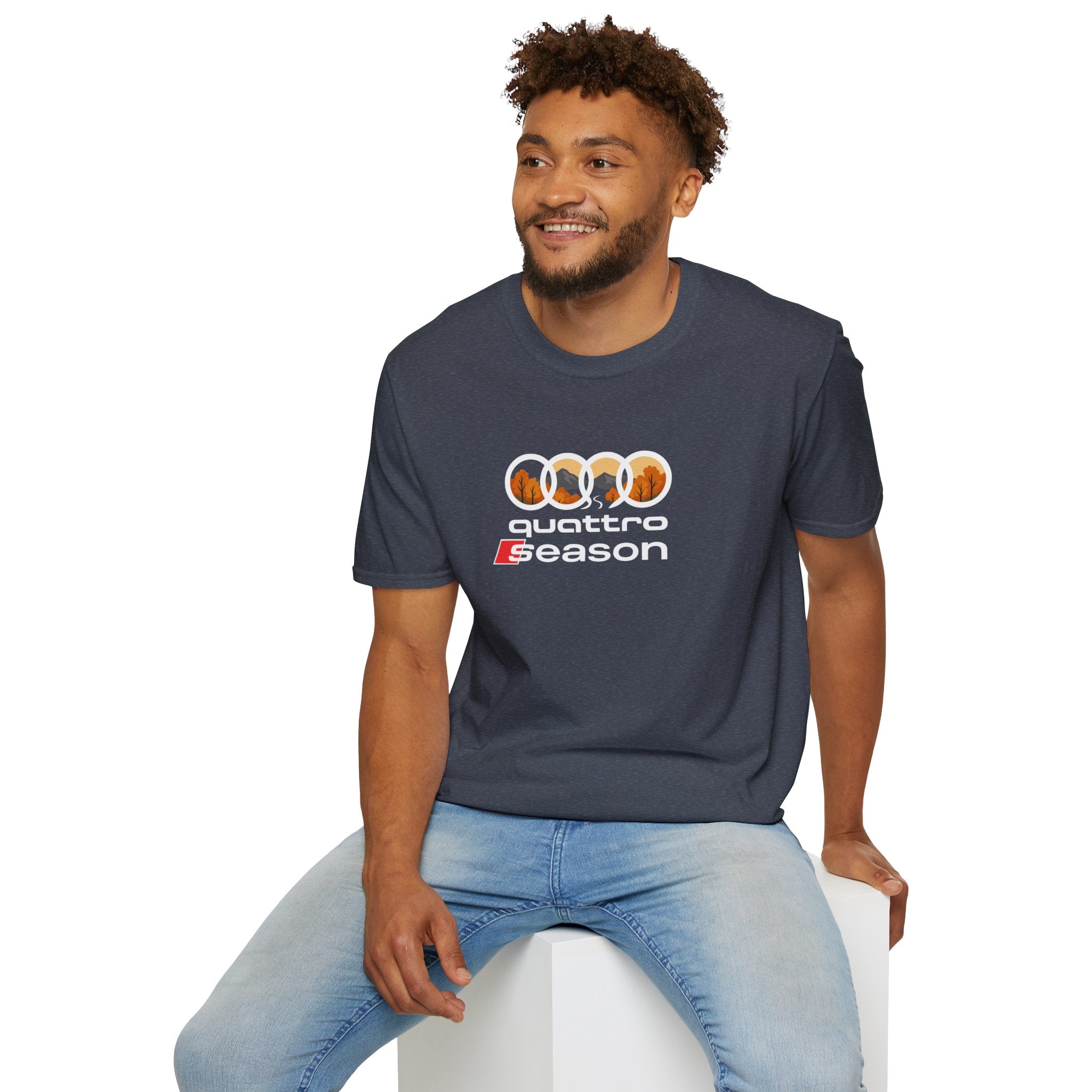 Quattro Season Shirt Audi Inspired Fall Design Enthusiast Tee