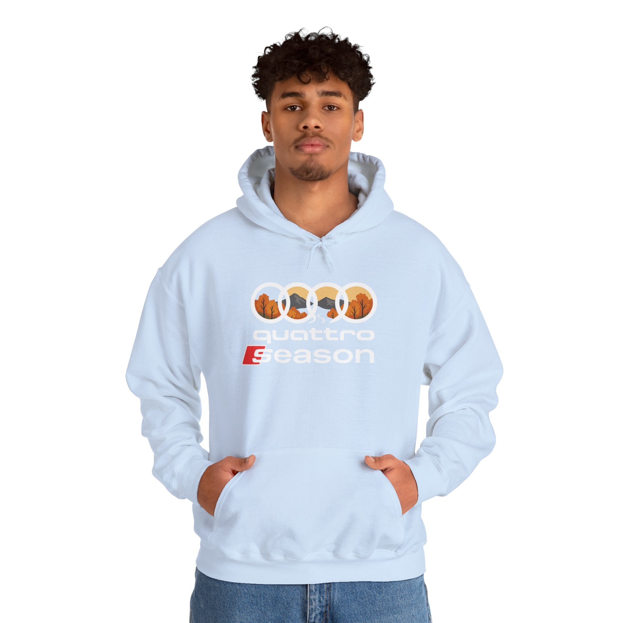 Quattro Season Hoodie Audi Quattro-Inspired Sweatshirt Euro Car Enthusiast Apparel