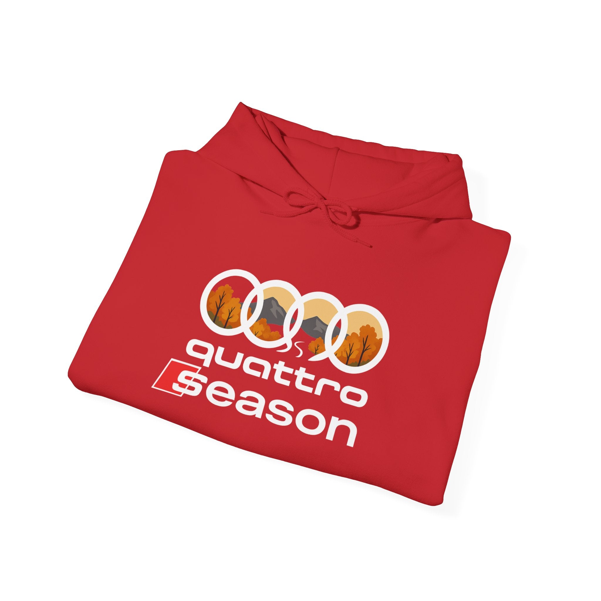 Quattro Season Hoodie Audi Quattro-Inspired Sweatshirt Euro Car Enthusiast Apparel