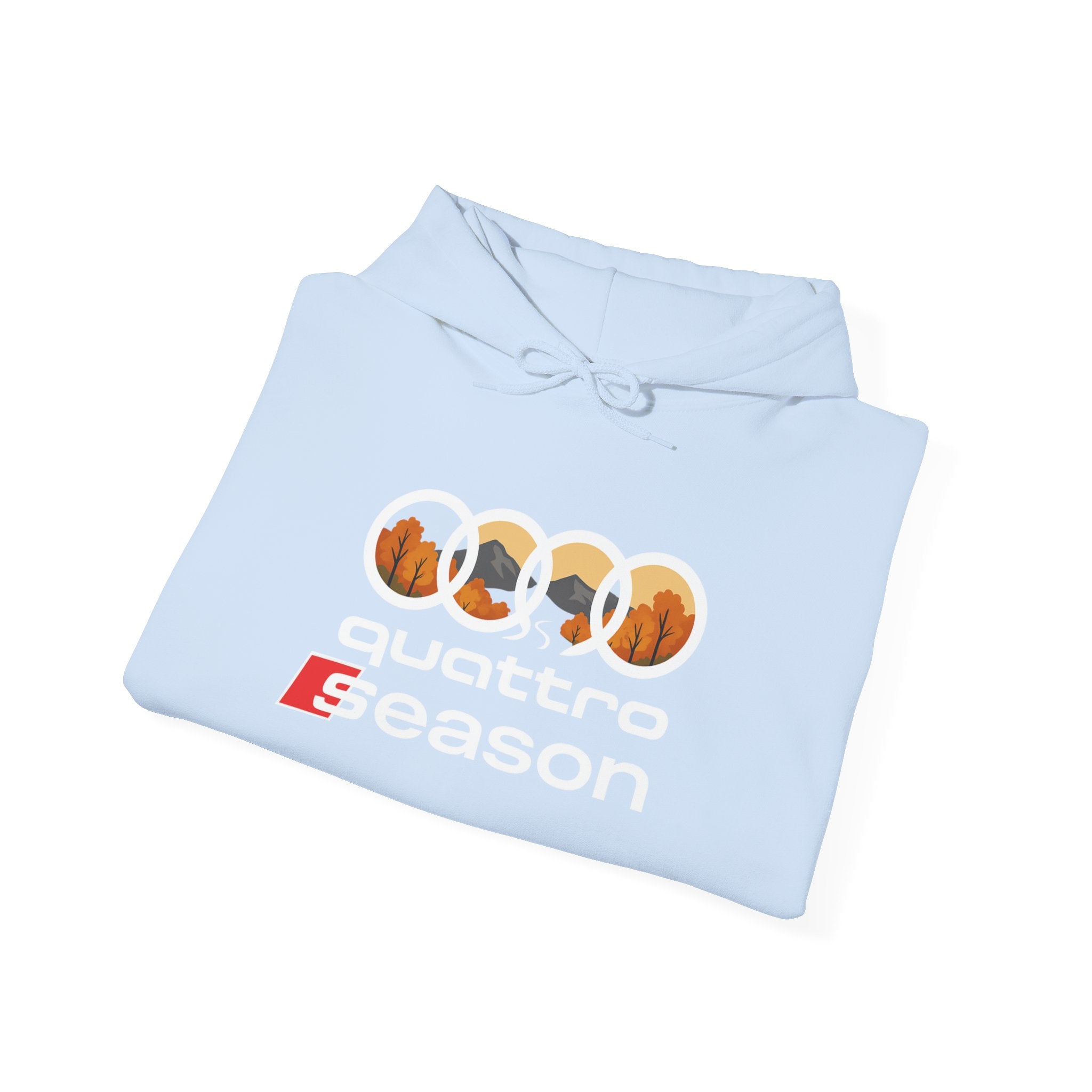 Quattro Season Hoodie Audi Quattro-Inspired Sweatshirt Euro Car Enthusiast Apparel
