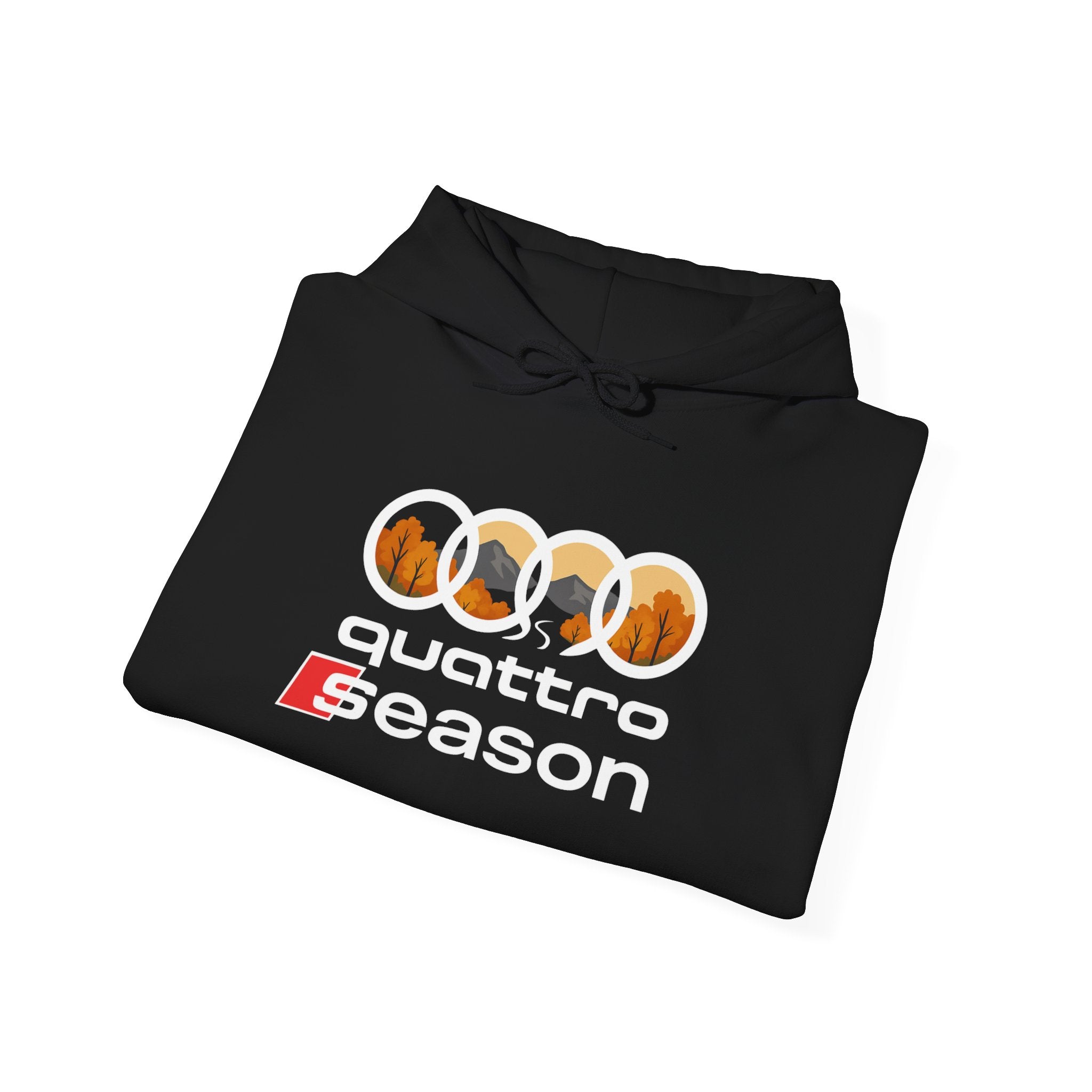 Quattro Season Hoodie Audi Quattro-Inspired Sweatshirt Euro Car Enthusiast Apparel
