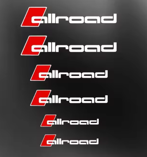6pcs Heat-Resistant Caliper Decals for Audi Sport and S Line Vinyl Stickers