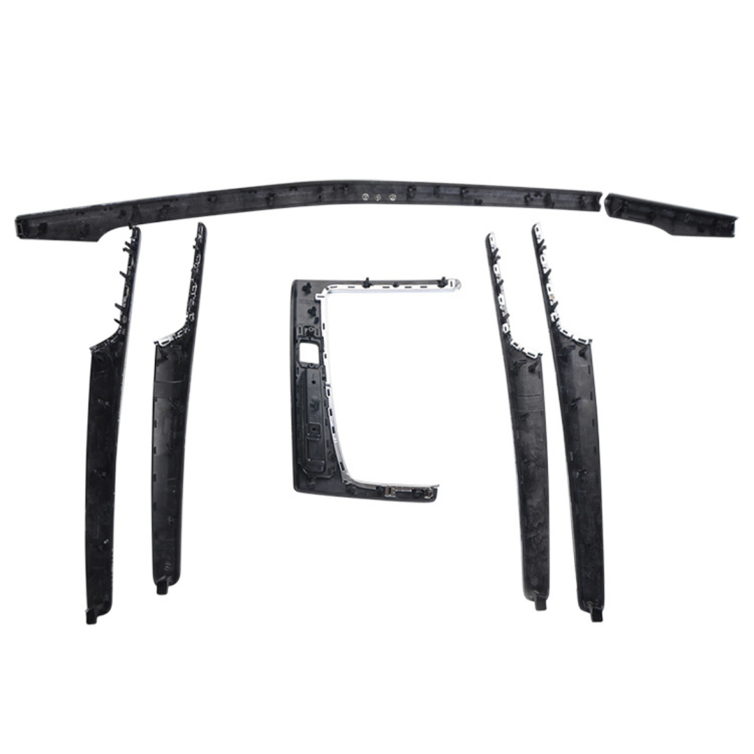 7pc Carbon Fiber Interior Trim For Audi Q5 SQ5 B9 2017-2024