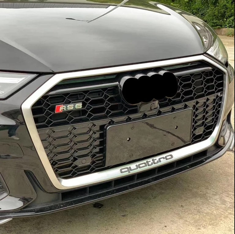 RS Honeycomb Front Grille for 2019-2023 Audi A6/S6 C8 Models