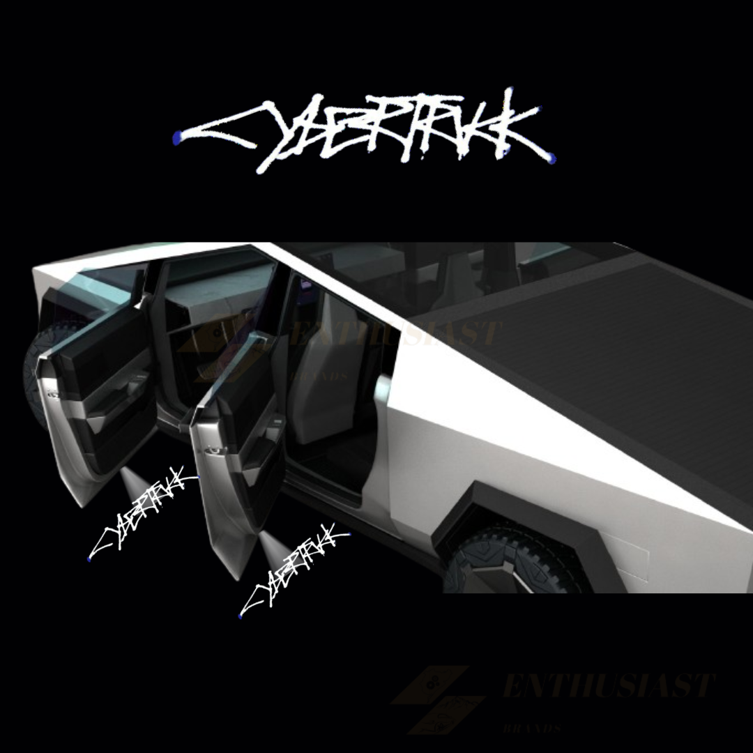 Ultra-Bright LED Door Projector Puddle Lights for Tesla Models