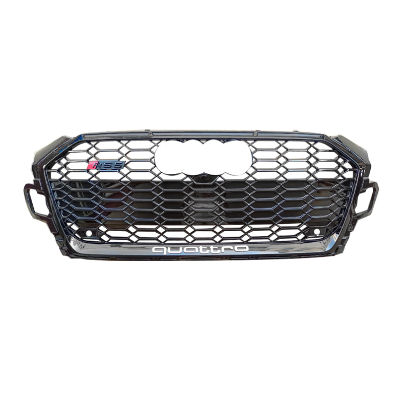 RS Honeycomb Front Grille for 2020-2024 Audi A5/S5 B9.5 Models