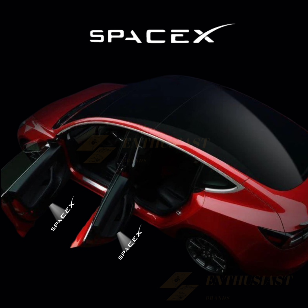 Ultra-Bright LED Door Projector Puddle Lights for Tesla Models