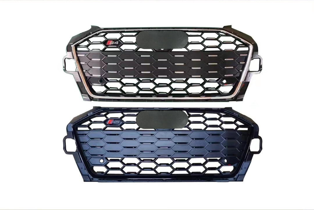 RS Honeycomb Front Grille for 2020-2024 Audi A4/S4 B9.5 Models