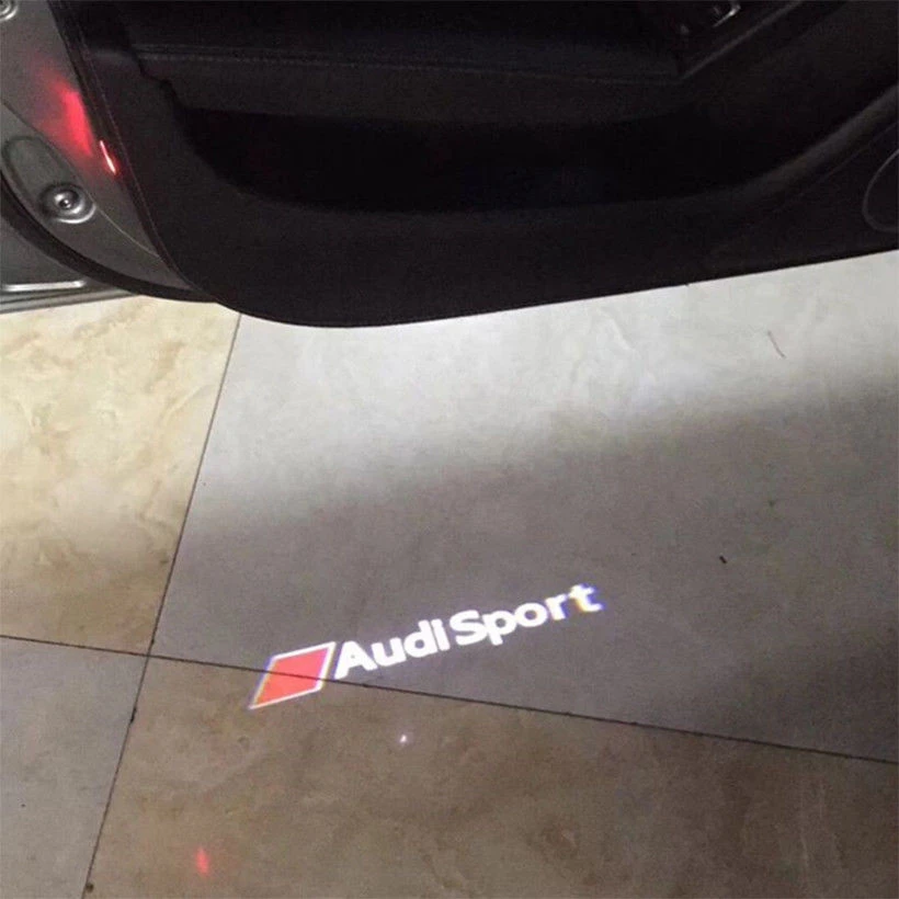 Audi LED Door Projector Puddle Lights 2 Piece Set - Enthusiast Brands