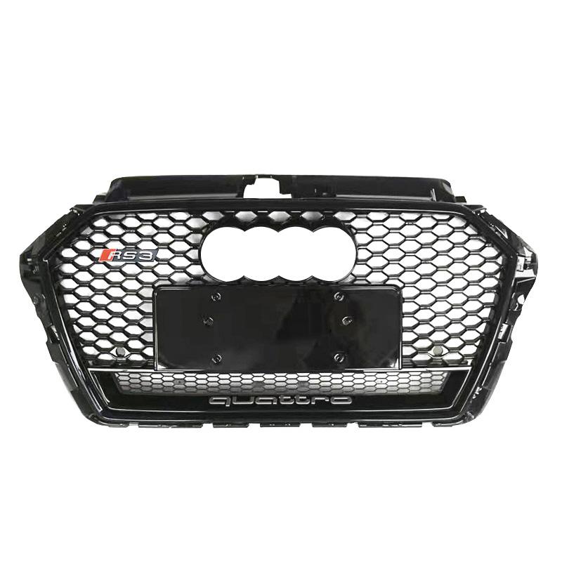 RS Honeycomb Front Grille for 2017-2019 Audi A3/S3 8V.5 Models