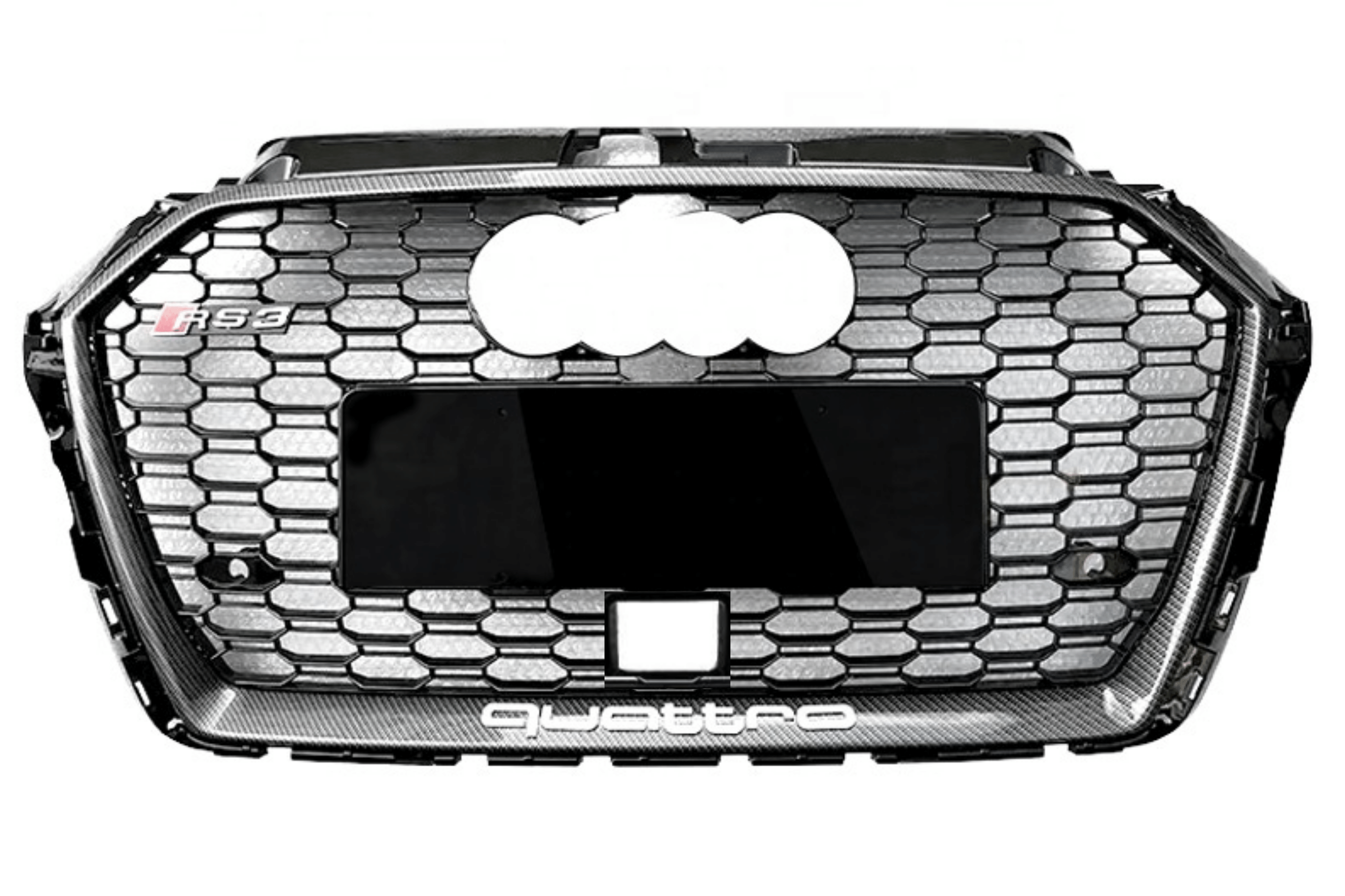 RS Honeycomb Front Grille for 2017-2019 Audi A3/S3 8V.5 Models