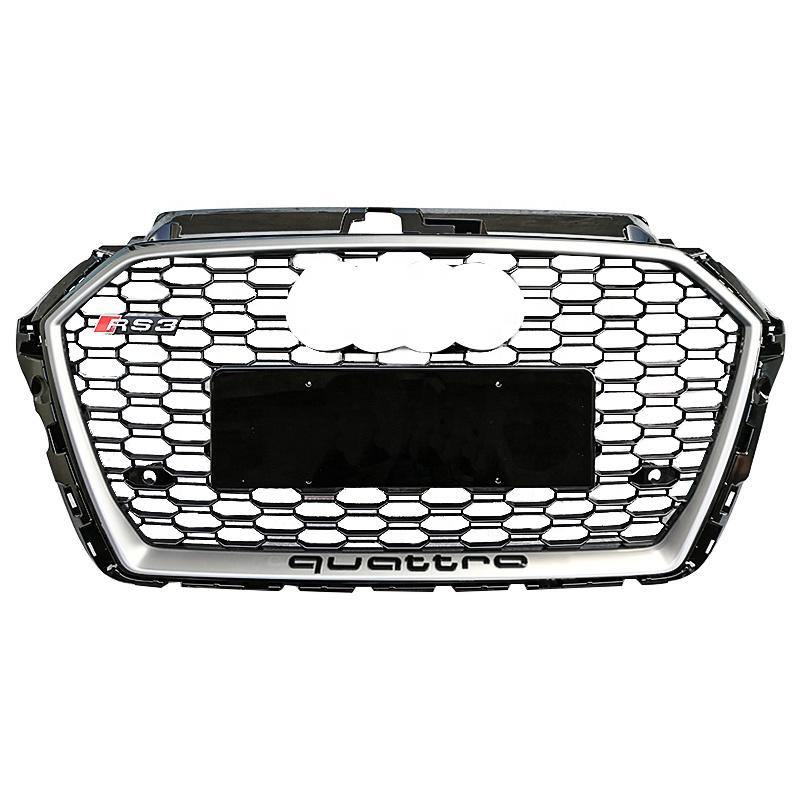 RS Honeycomb Front Grille for 2017-2019 Audi A3/S3/RS3 8V.5 Models - Enthusiast Brands