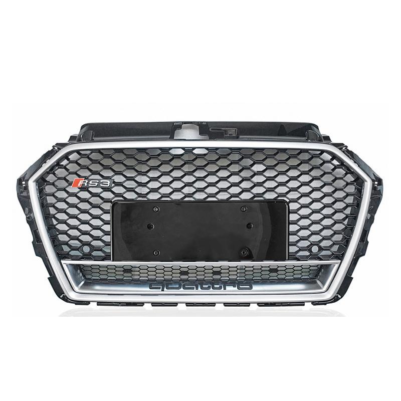 RS Honeycomb Front Grille for 2017-2019 Audi A3/S3 8V.5 Models