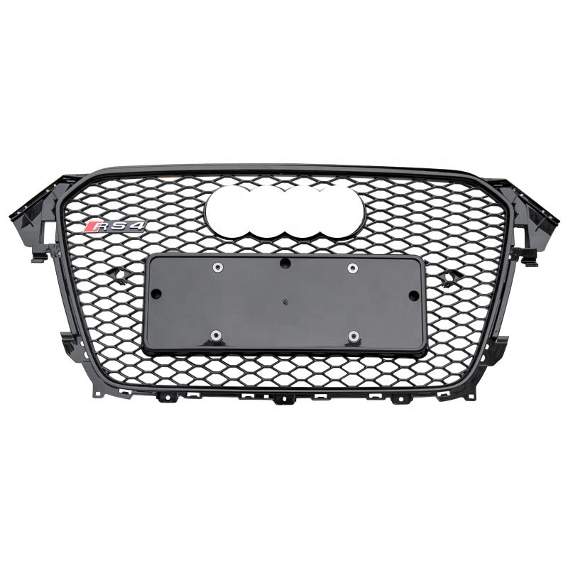 RS Honeycomb Front Grille for 2013-2016 Audi A4/S4 B8.5 Models