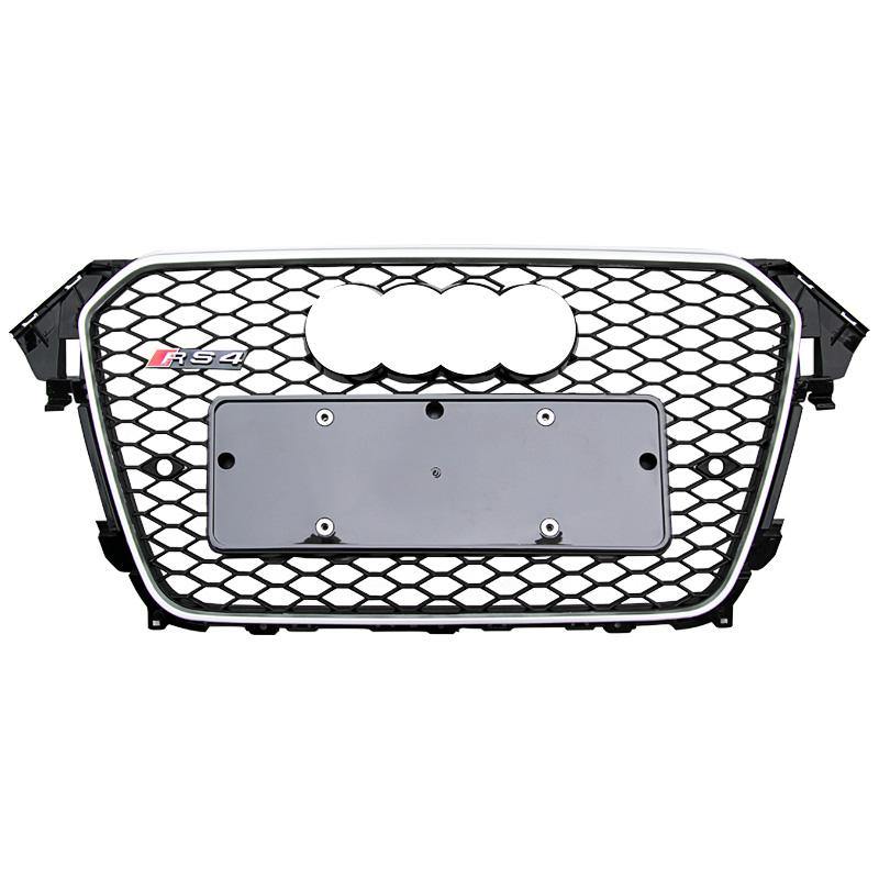 RS Honeycomb Front Grille for 2013-2016 Audi A4/S4/RS4 B8.5 Models - Enthusiast Brands
