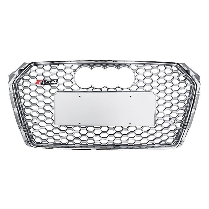RS Honeycomb Front Grille for 2017-2019 Audi A4/S4/RS4 B9 Models - Enthusiast Brands