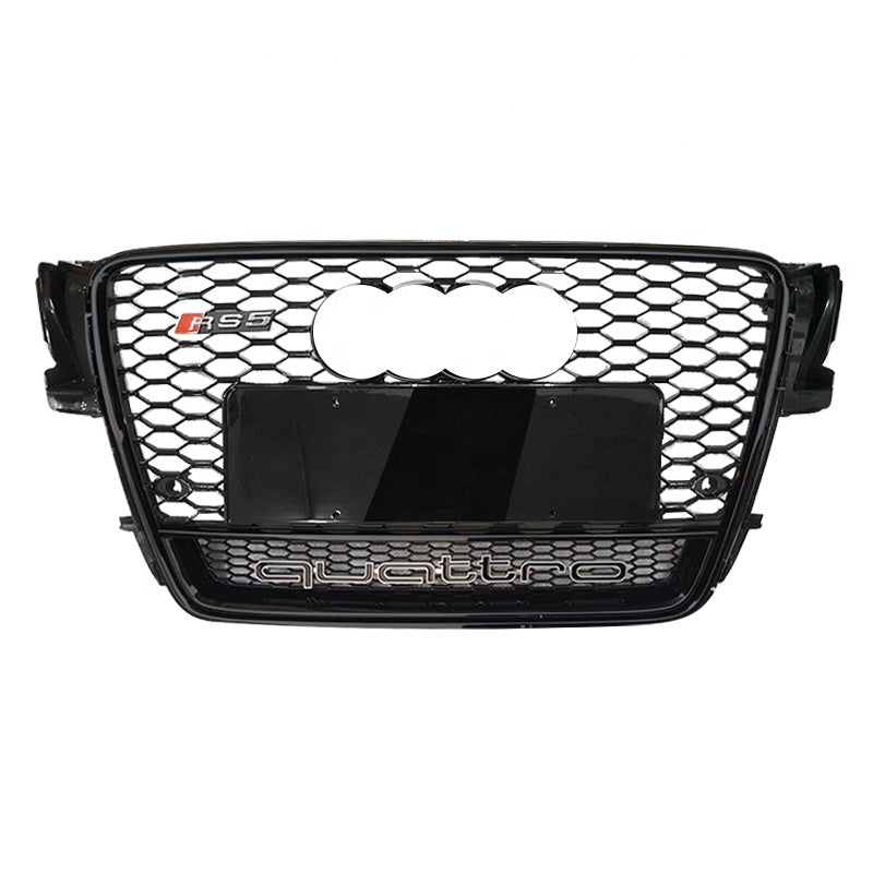 RS Honeycomb Front Grille for 2008-2012 Audi A5/S5 B8 Models