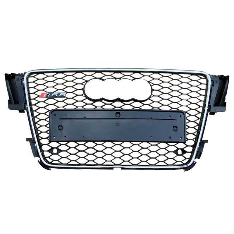 RS Honeycomb Front Grille for 2008-2012 Audi A5/S5 B8 Models
