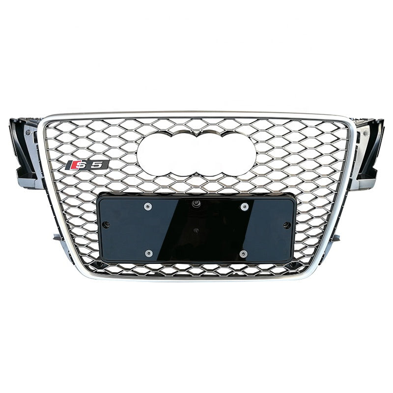 RS Honeycomb Front Grille for 2008-2012 Audi A5/S5 B8 Models
