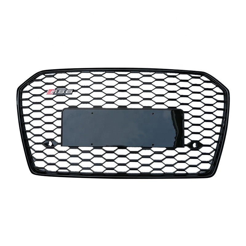 RS Honeycomb Front Grille for 2016-2018 Audi A6/S6 C7.5 Models