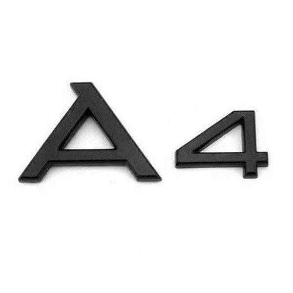 Black Optics Emblem Sets for Audi Models