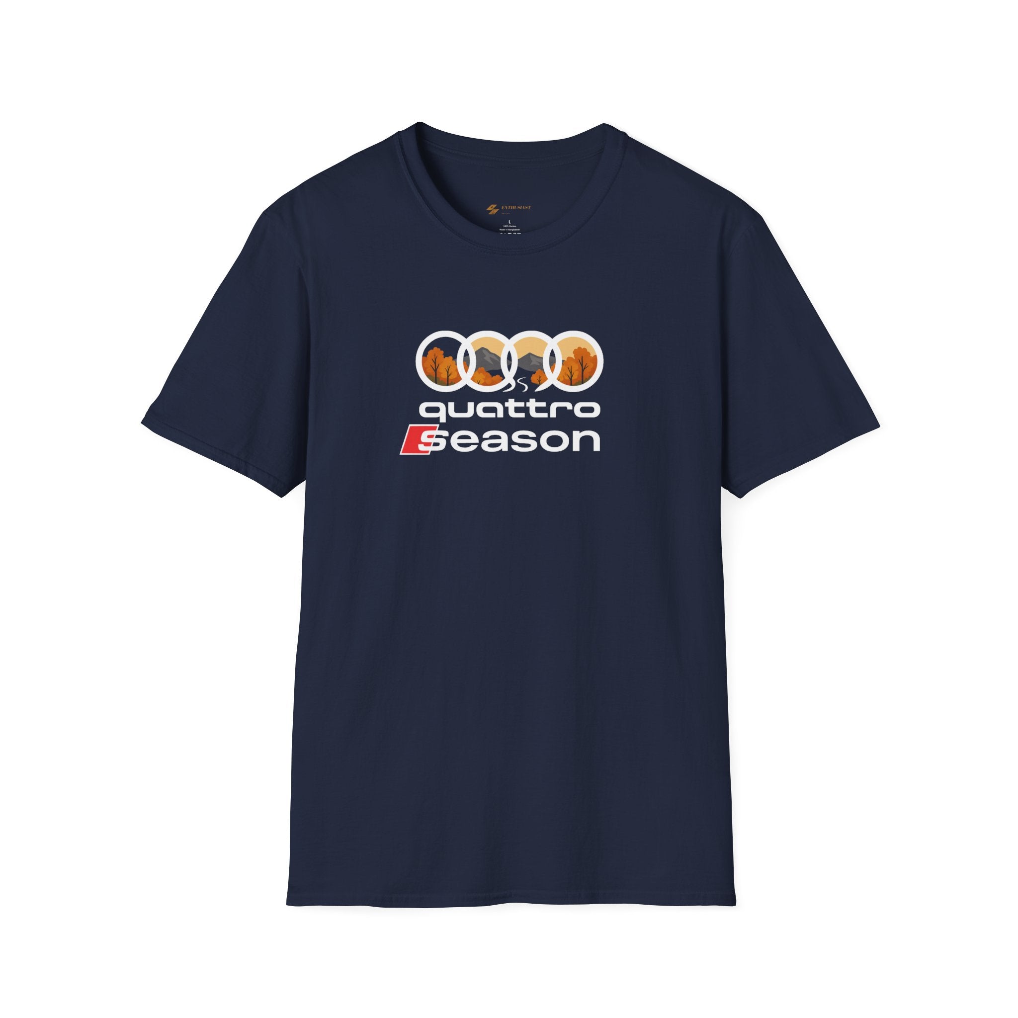 Quattro Season Shirt Audi Inspired Fall Design Enthusiast Tee