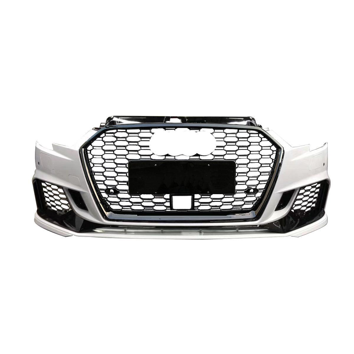 2017-2019 Audi A3/S3 RS3 Style Front Bumper – Sedan with ACC Radar Hole